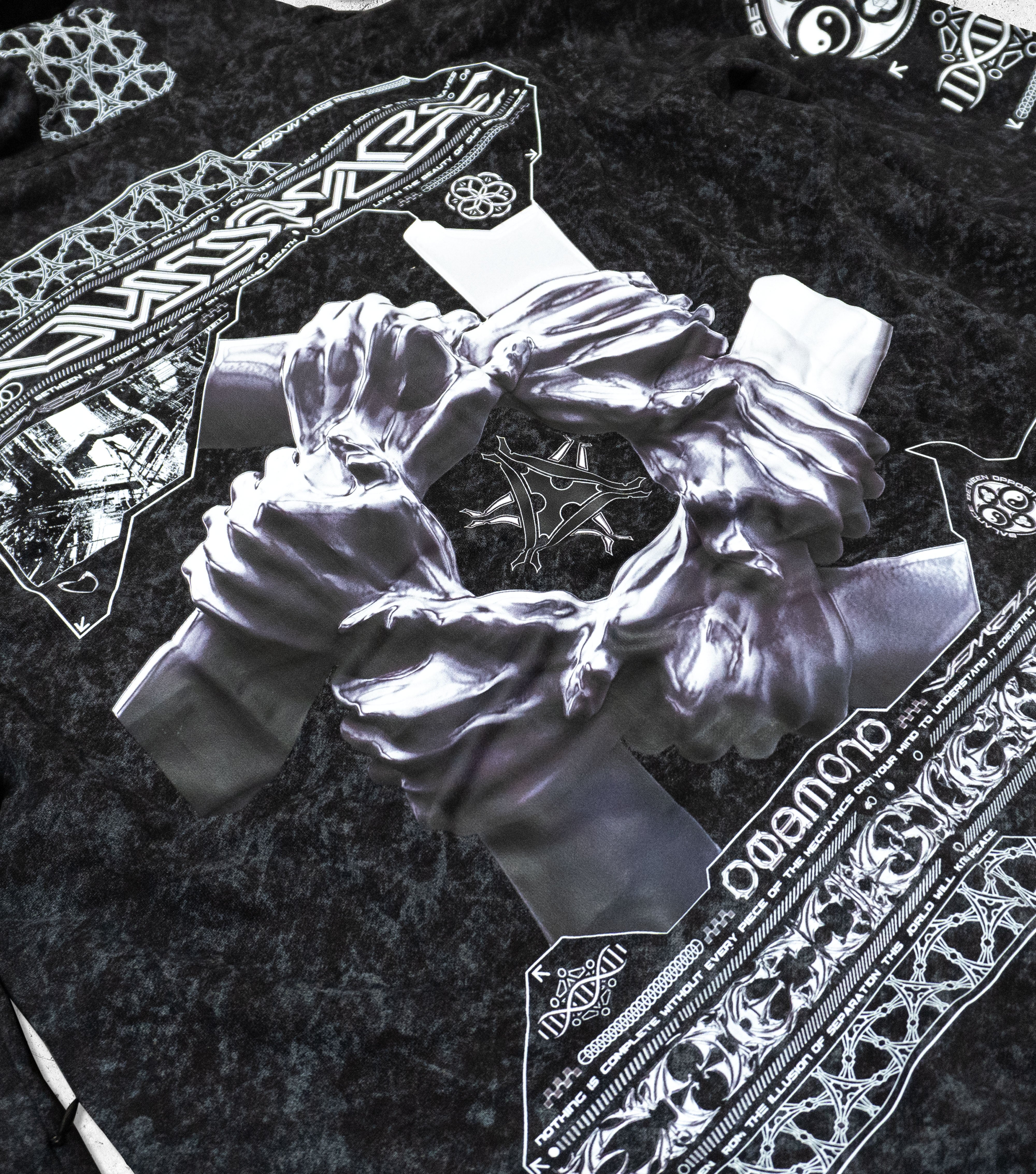 COEXIST V2 • ACIDWASH • SVBDVN×RNA • Lightweight Premium Hoodie Hoodie