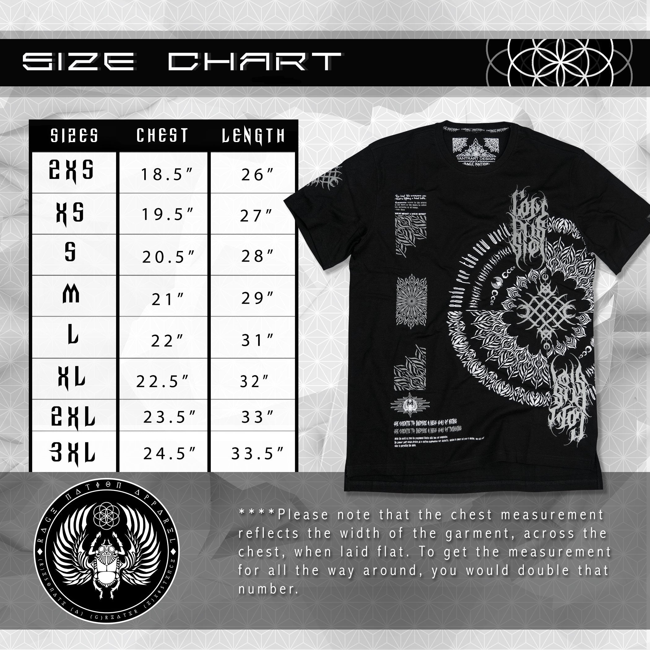 COMPASSION • YANTRART • Reflective Droptail T-shirt T-Shirt