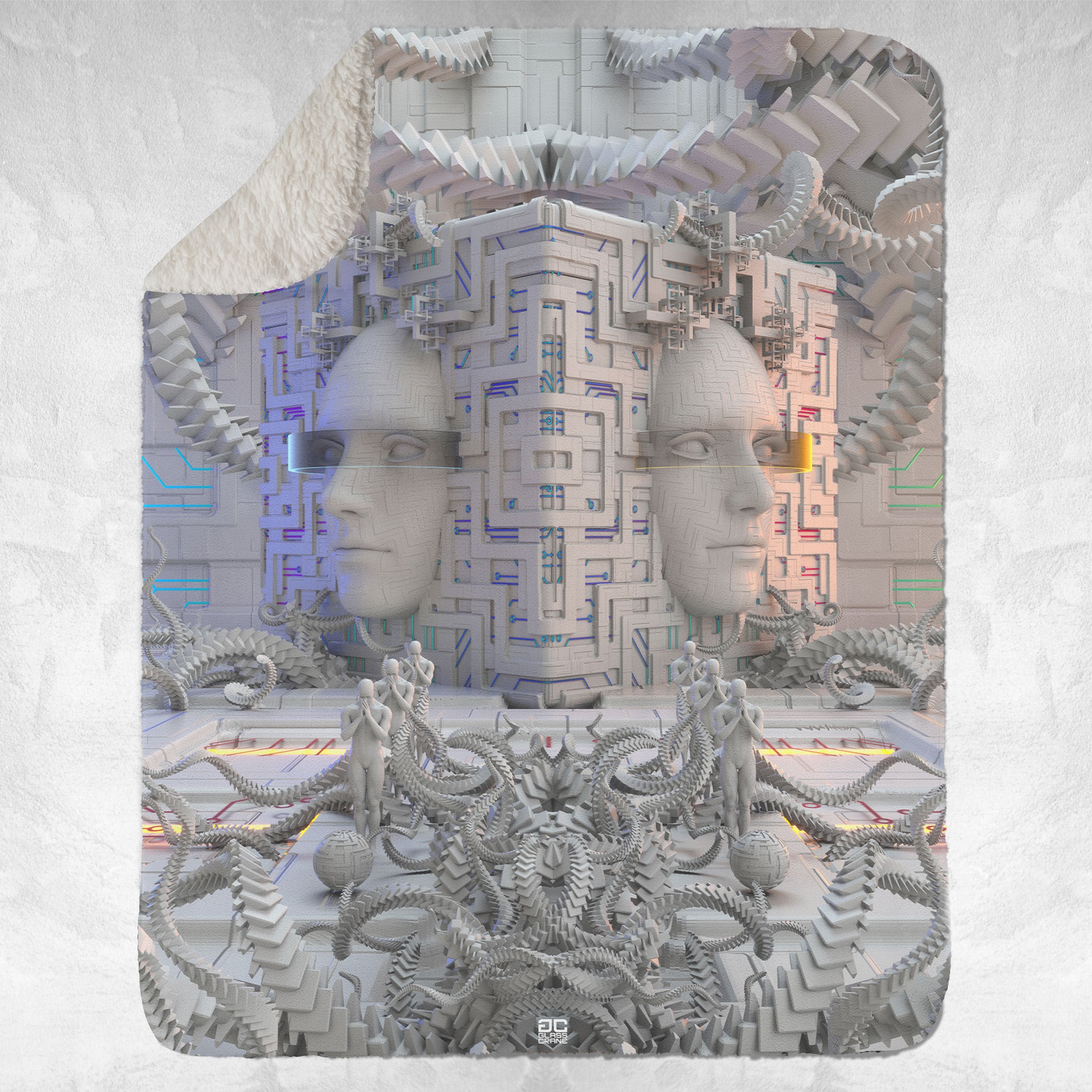 DEFENSE NODE • GLASS CRANE • Sherpa Blanket Blanket