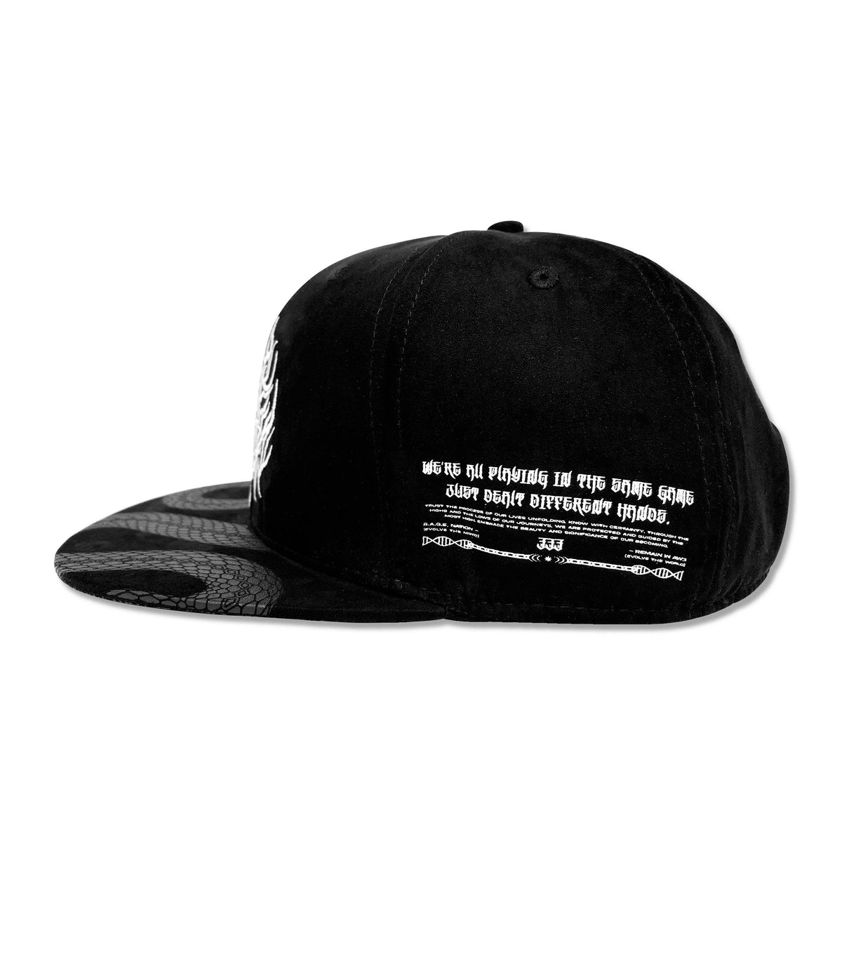 COMING SOON •DON'T TRIP • Suede Snapback w/ Hidden Pocket Hat