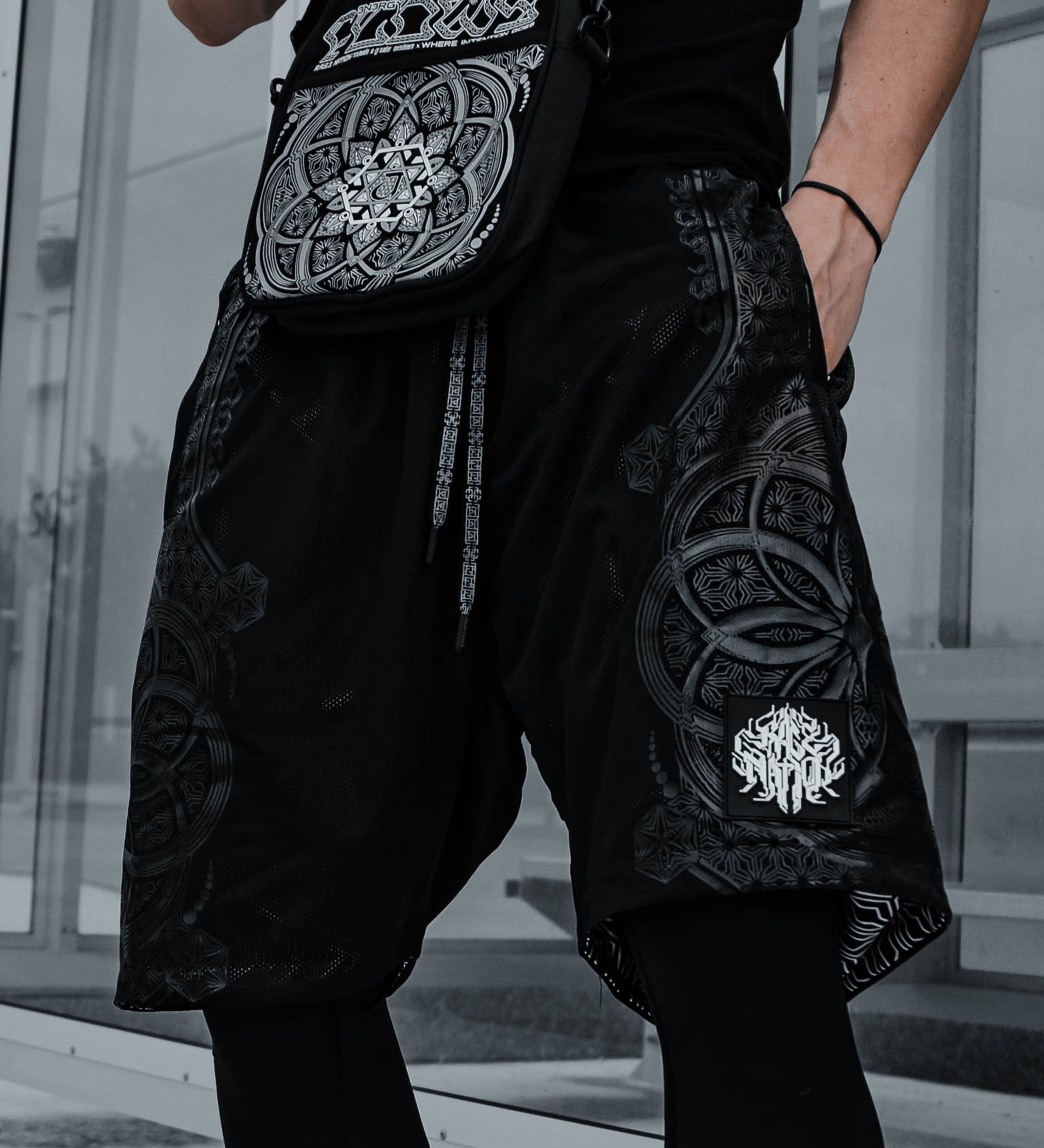 NEW RELEASE • HARMONY HEALS V1 • Reversible Shorts w/ Stash Pocket SHORTS