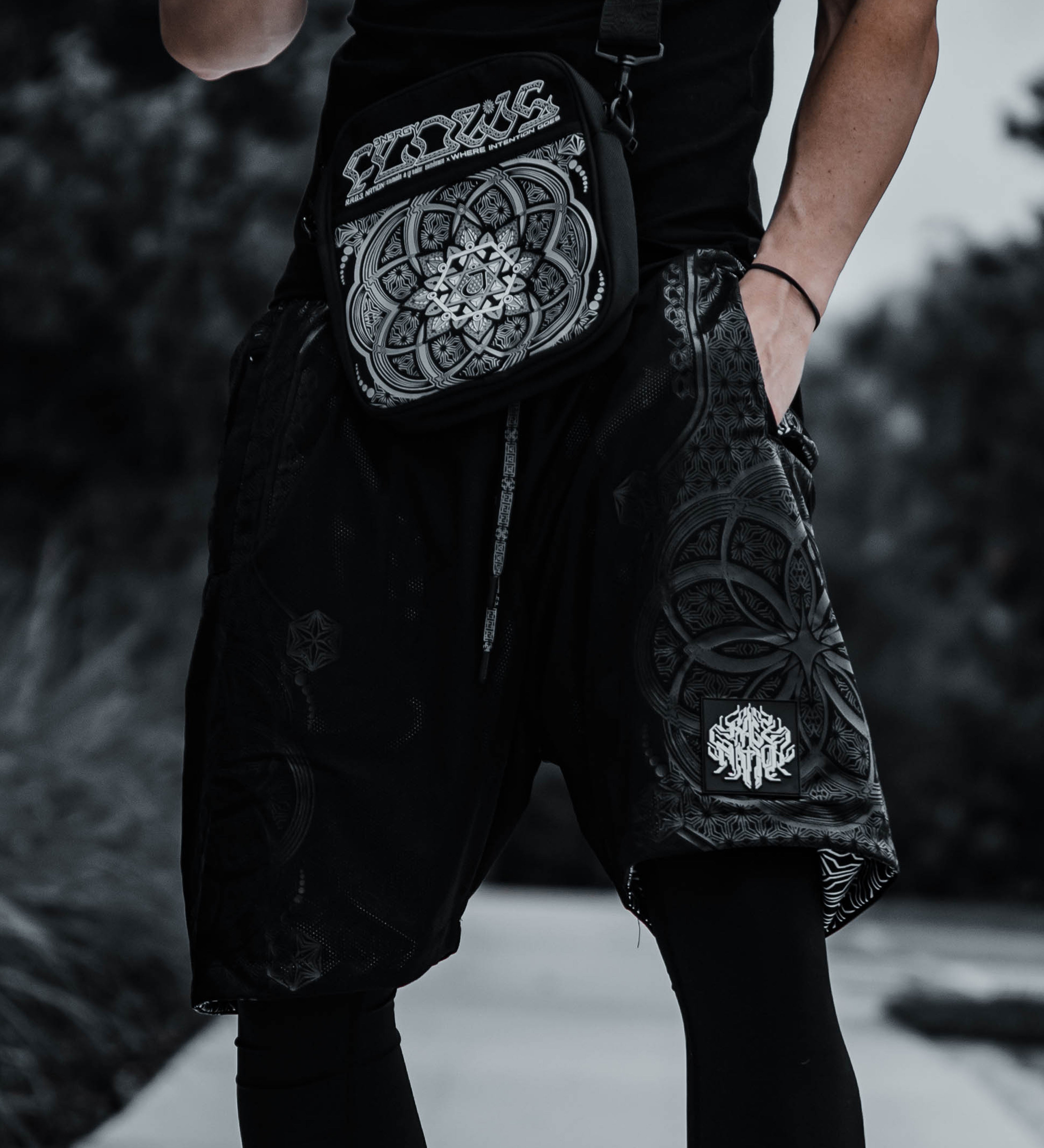 NEW RELEASE • HARMONY HEALS V1 • Reversible Shorts w/ Stash Pocket SHORTS