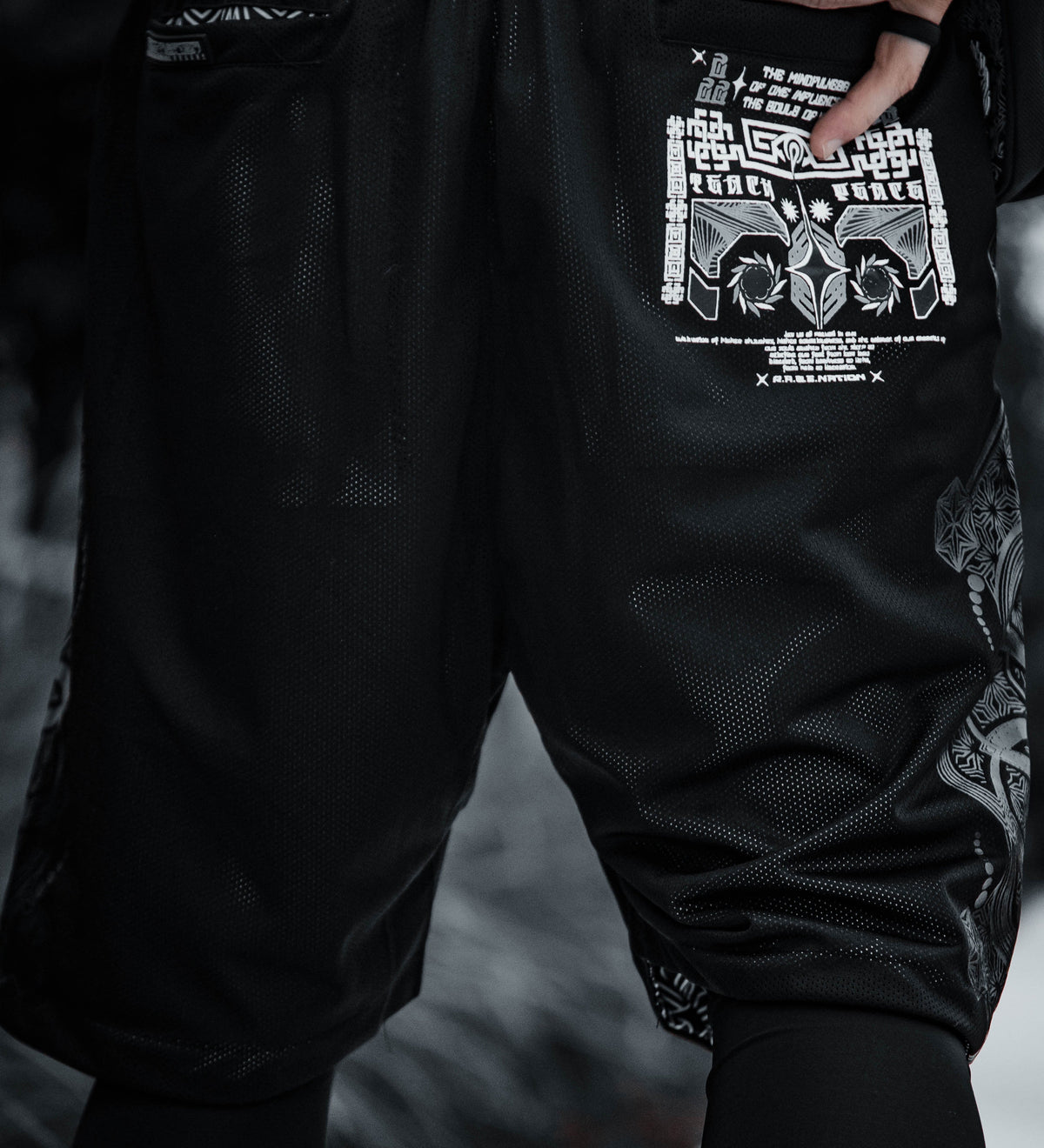 NEW RELEASE • HARMONY HEALS V1 • Reversible Shorts w/ Stash Pocket SHORTS