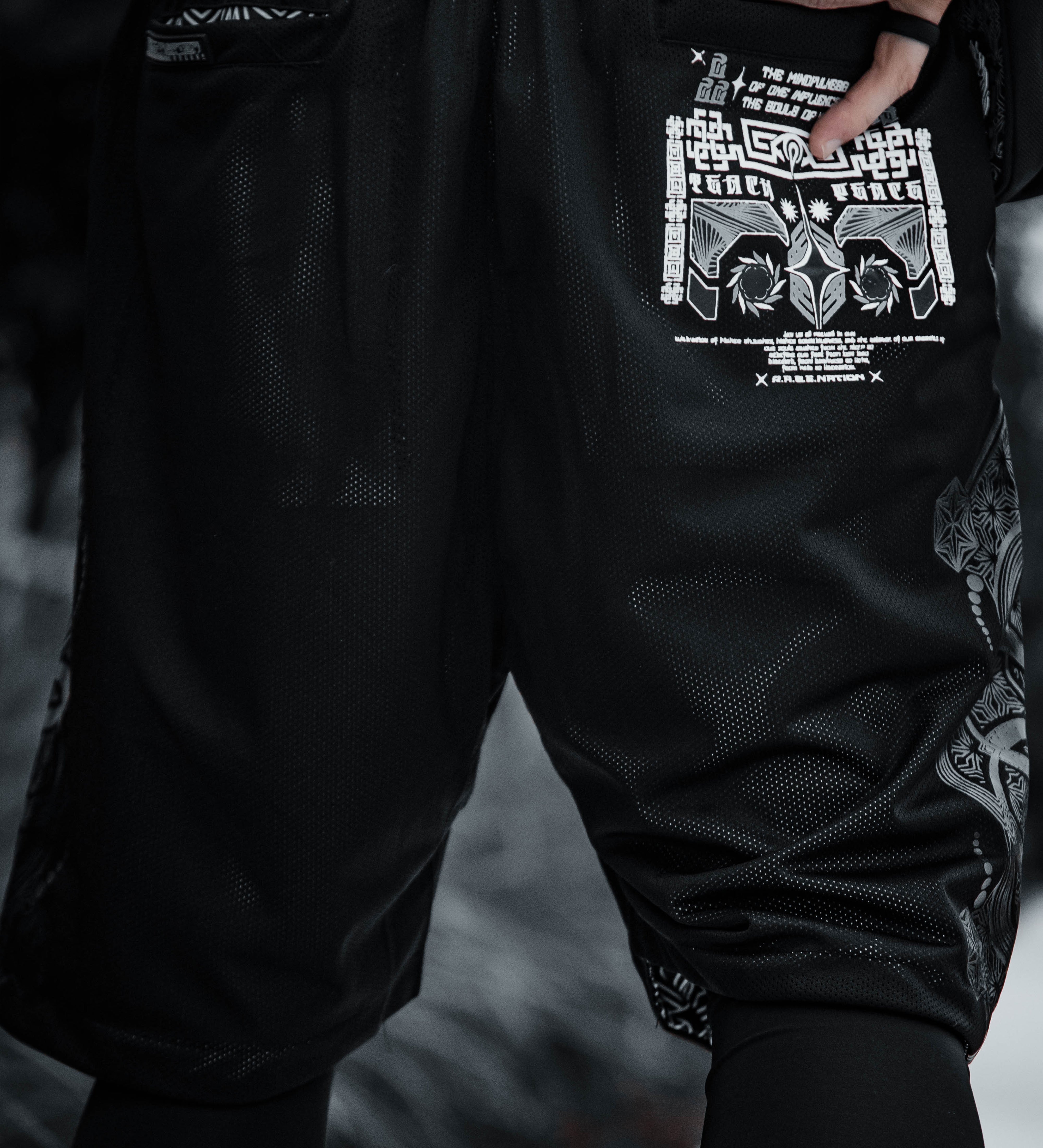 NEW RELEASE • HARMONY HEALS V1 • Reversible Shorts w/ Stash Pocket SHORTS