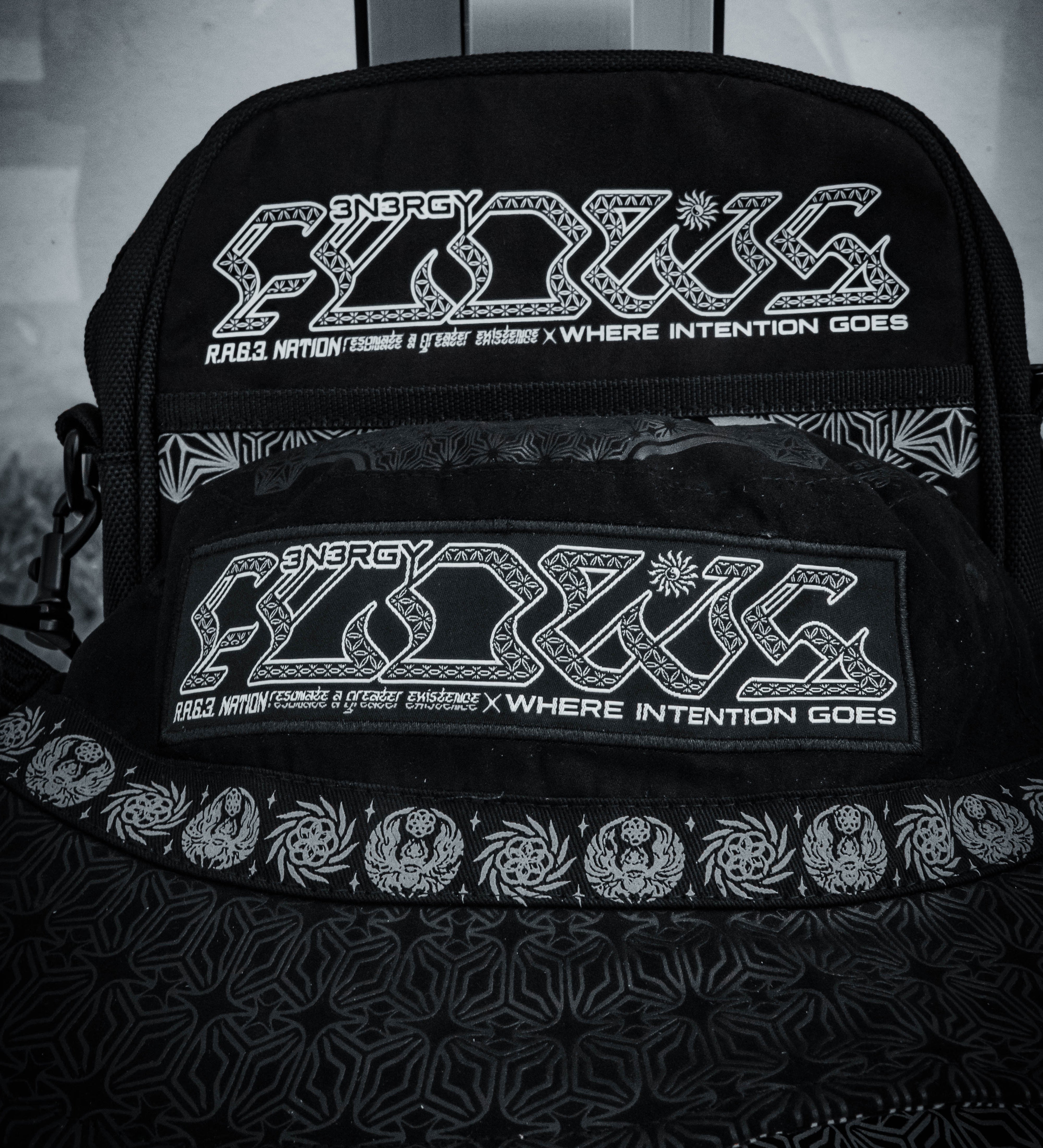 HARMONY HEALS • Double-Sided XL Shoulder Bag w/ Suede Accents Shoulder Bag