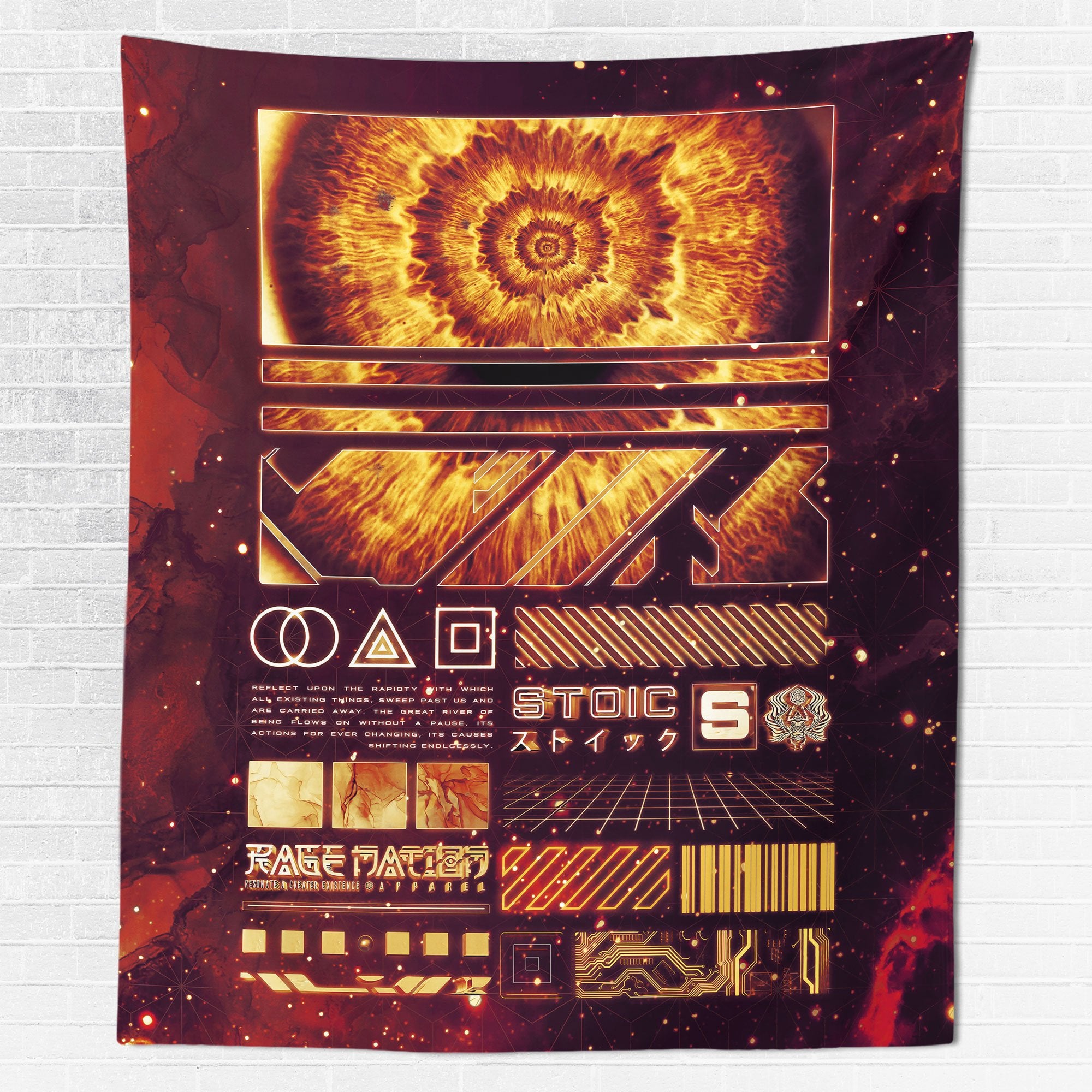 ENDLESS SHIFT • STOIC DIGITAL • Wall Tapestry Tapestry