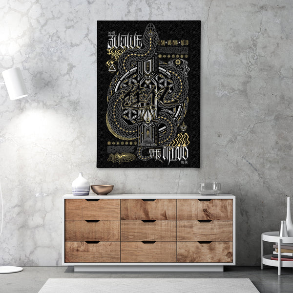 NEW • EVOLVE THE MIND • Limited Edition • Vertical Canvas Canvas
