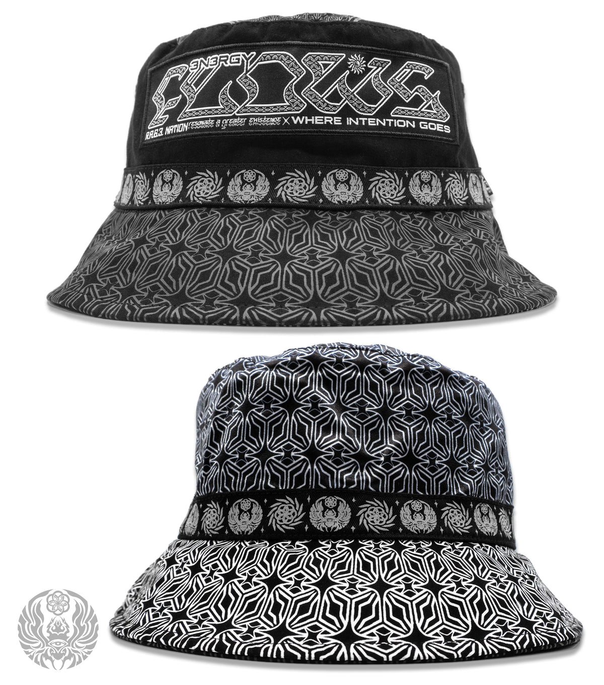 HARMONY HEALS • Reversible Suede Bucket Hat w/ Hidden Pocket Bucket Hat