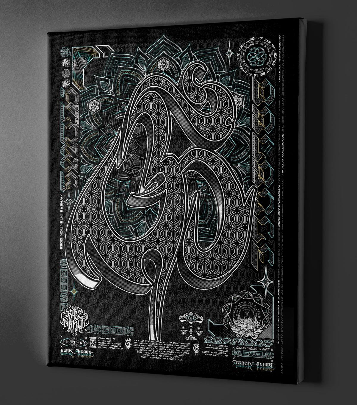 HARMONY HEALS V1 • RAGE NATION x MUNKIE STRIKE • Limited Edition Canvas