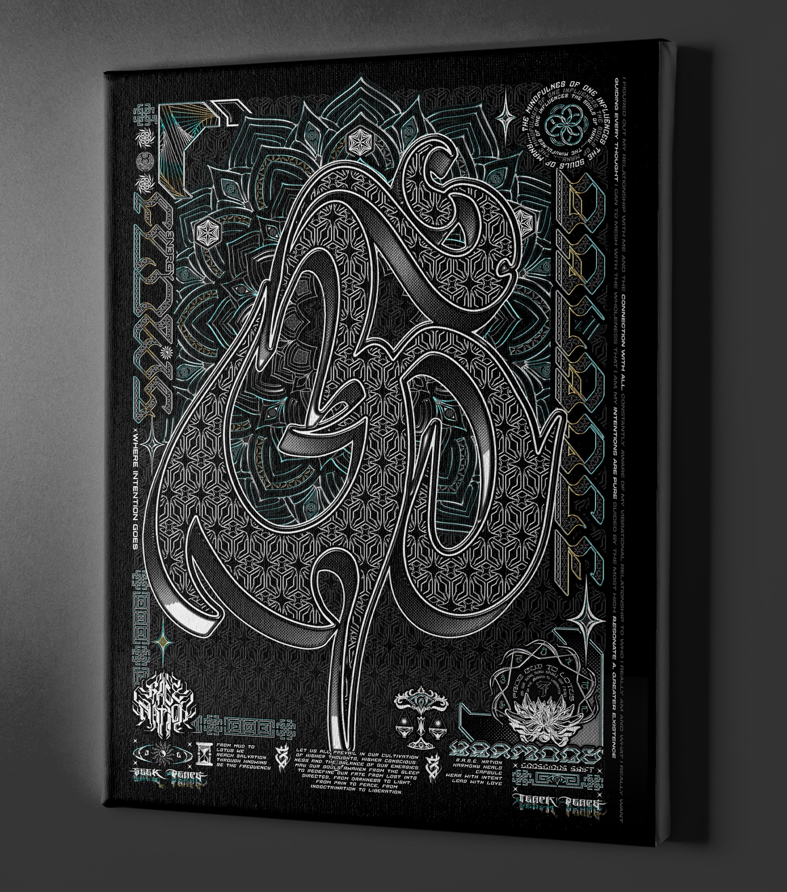 HARMONY HEALS V1 • RAGE NATION x MUNKIE STRIKE • Limited Edition Canvas