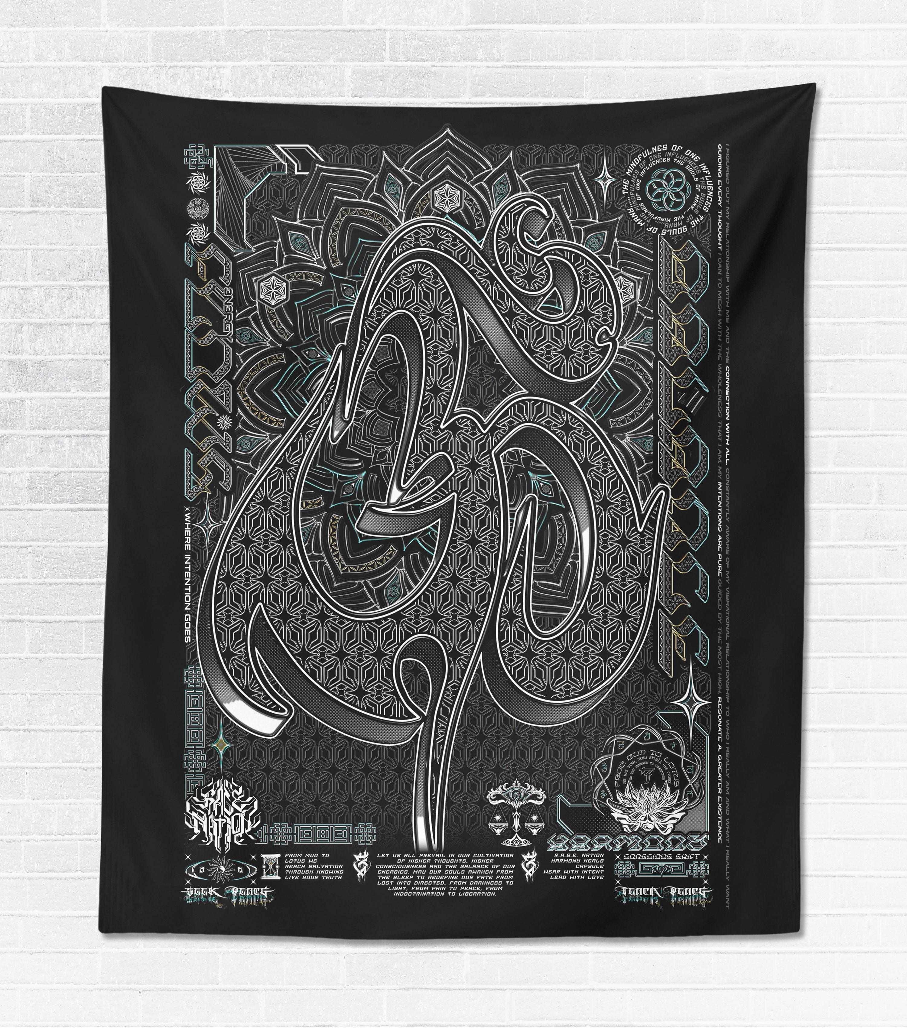 HARMONY HEALS • Wall Tapestry
