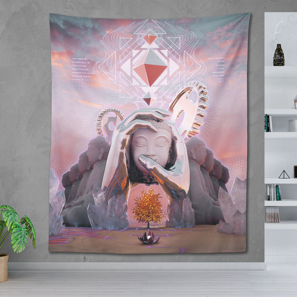 HERO'S JOURNEY • STOIC DIGITAL • Wall Tapestry Tapestry