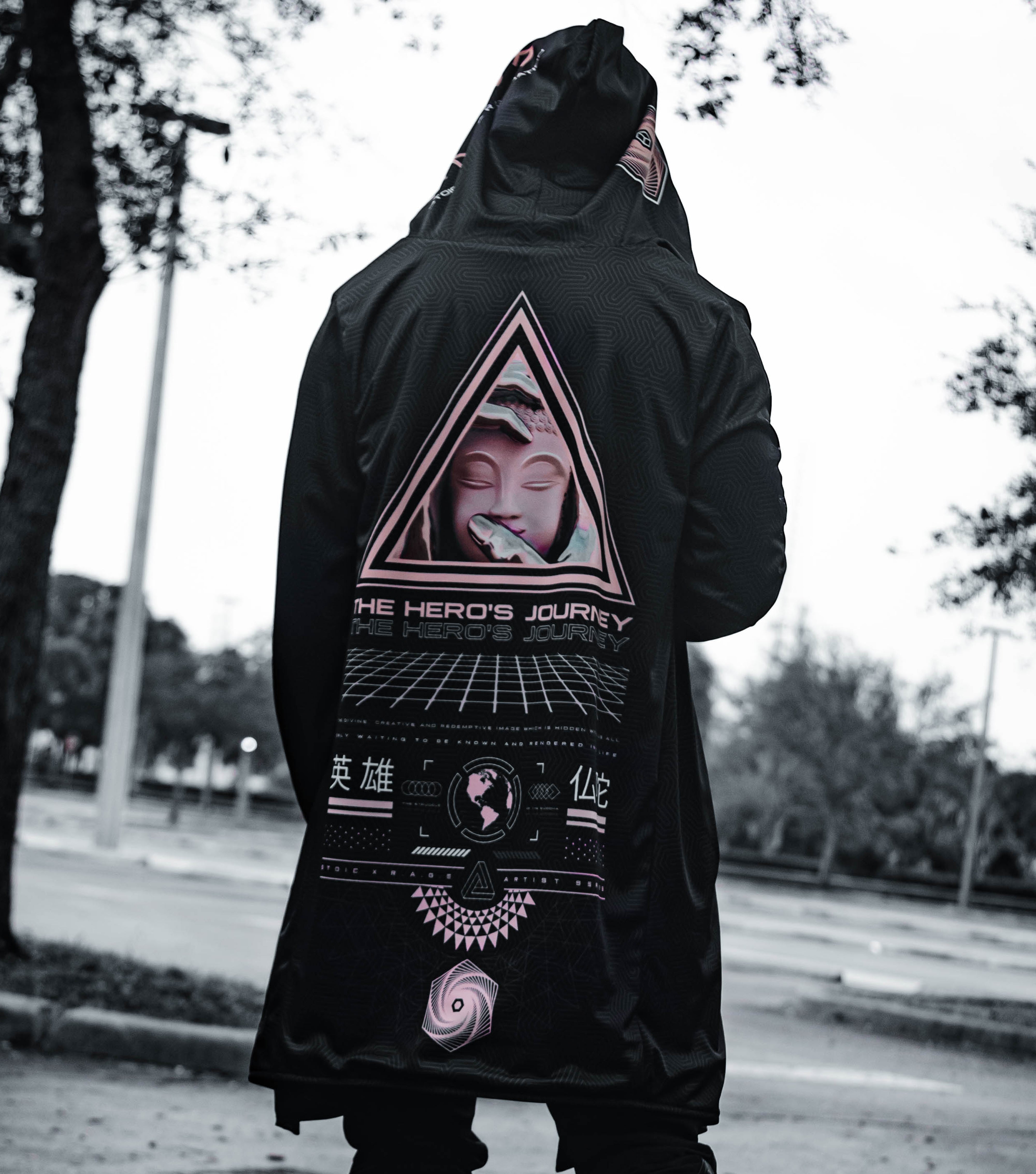 HERO'S JOURNEY V1 • STOIC DIGITAL • CLOAK w/ hidden pocket Cloak