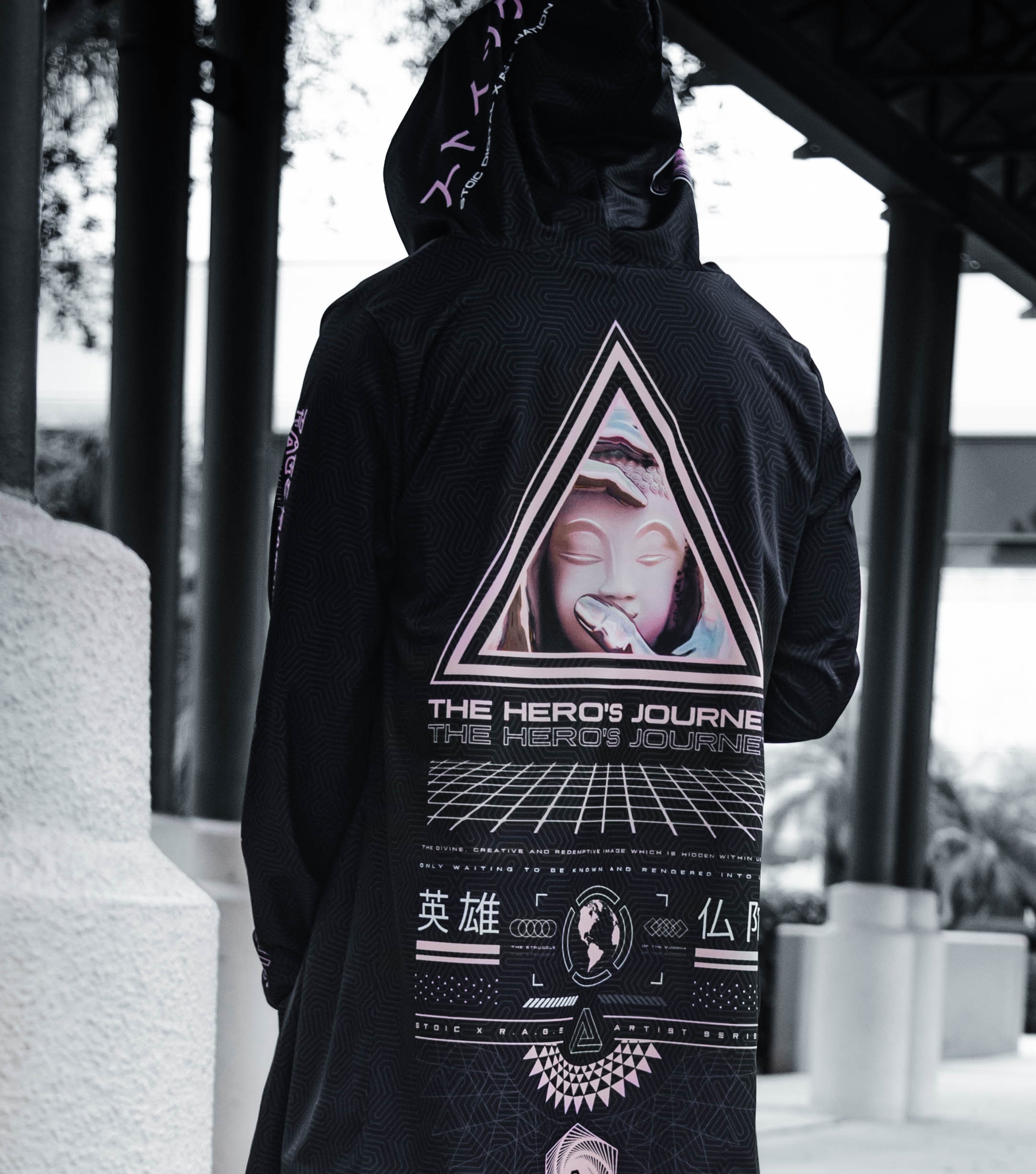 HERO'S JOURNEY V1 • STOIC DIGITAL • CLOAK w/ hidden pocket Cloak