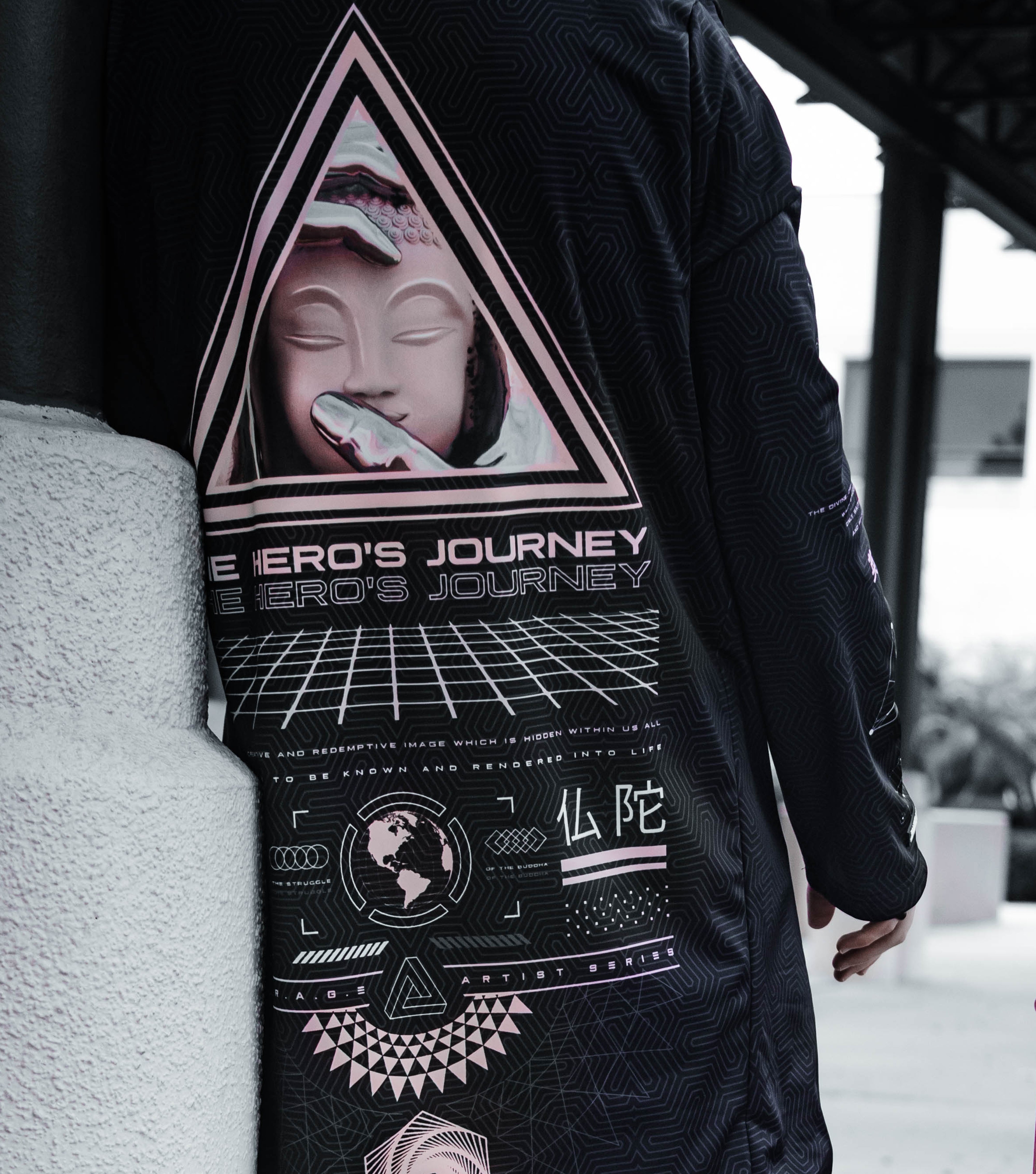 HERO'S JOURNEY V1 • STOIC DIGITAL • CLOAK w/ hidden pocket Cloak