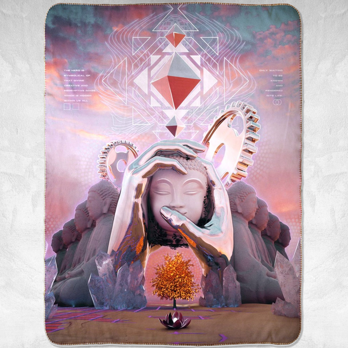 THE HERO'S JOURNEY • STOIC DIGITAL • Sherpa Blanket Blanket