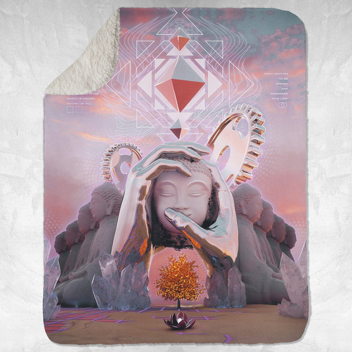 THE HERO'S JOURNEY • STOIC DIGITAL • Sherpa Blanket Blanket