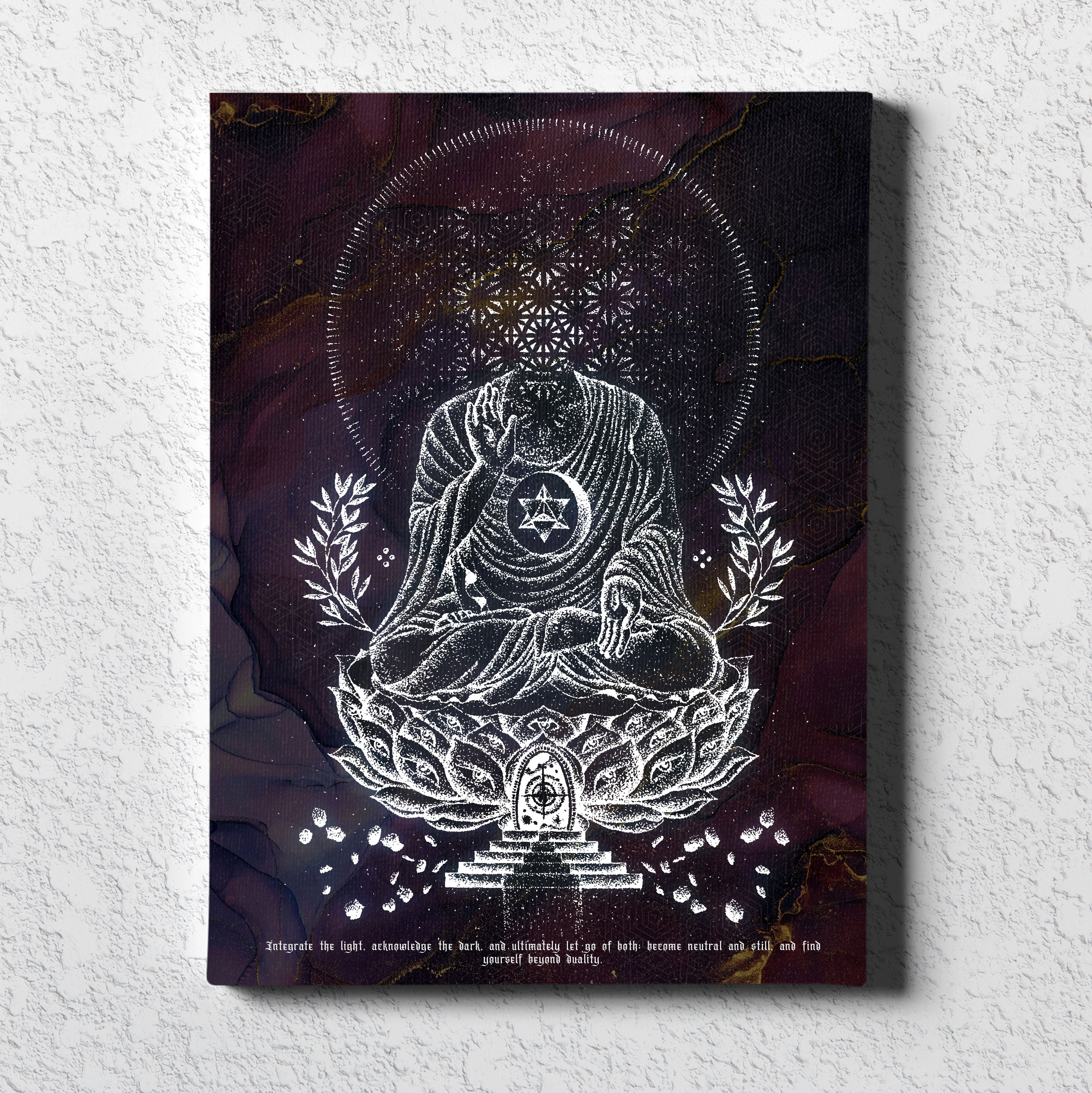 LOTUS THRONE V3 • GLENN THOMPSON x RAGE NATION • Limited Edition Canvas Canvas