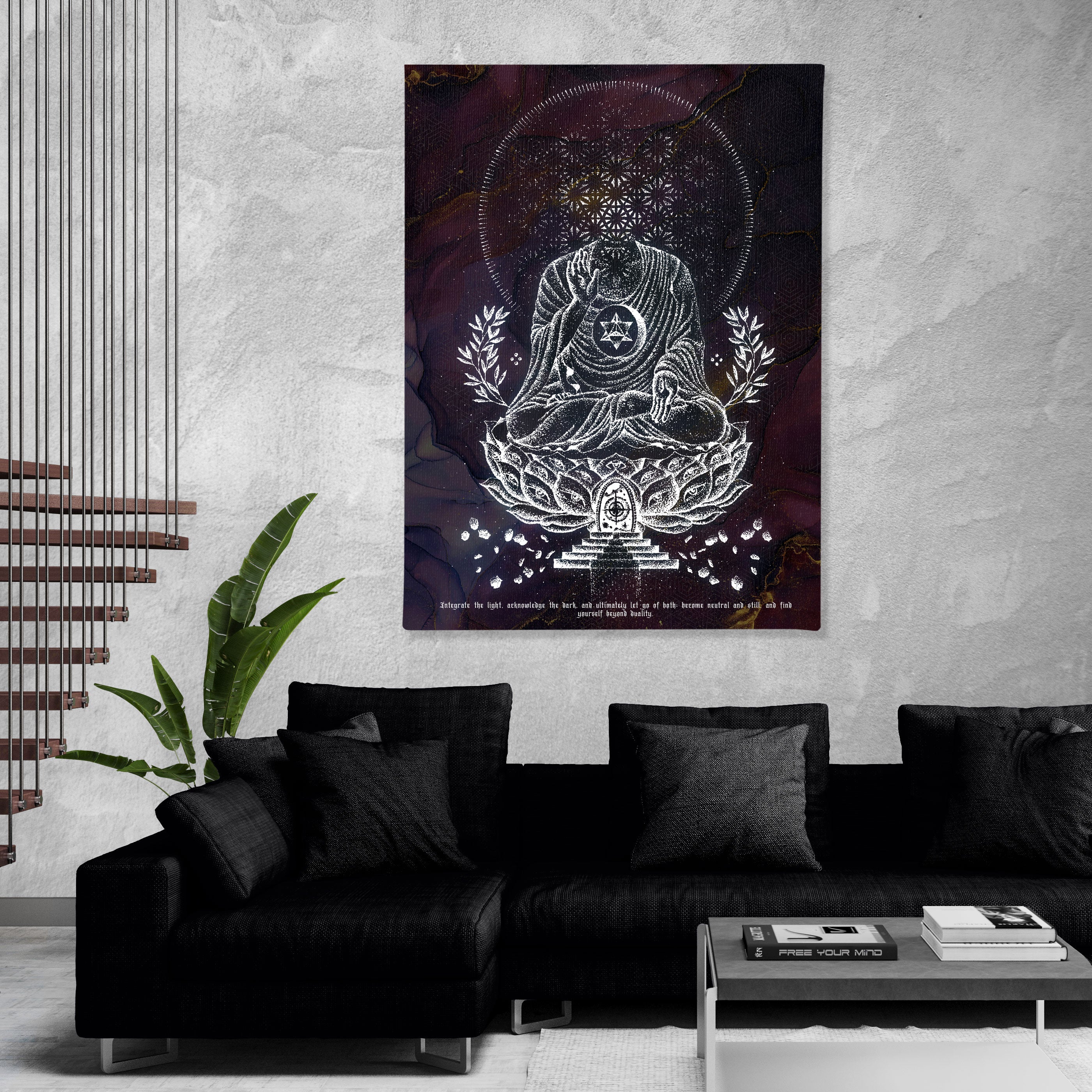 LOTUS THRONE V3 • GLENN THOMPSON x RAGE NATION • Limited Edition Canvas Canvas