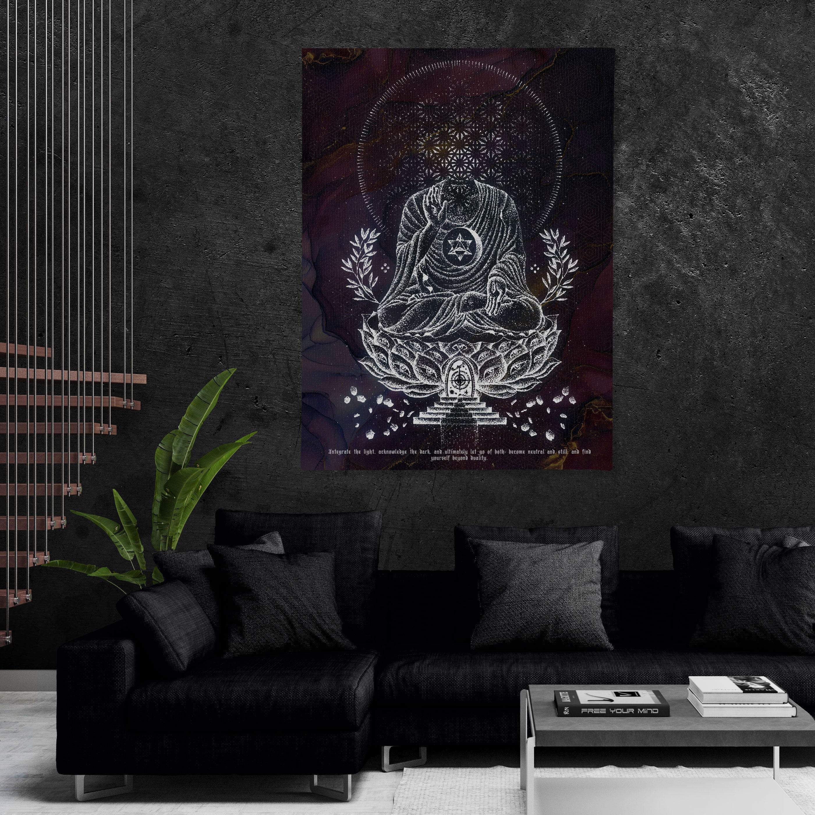 LOTUS THRONE V3 • GLENN THOMPSON x RAGE NATION • Limited Edition Canvas Canvas