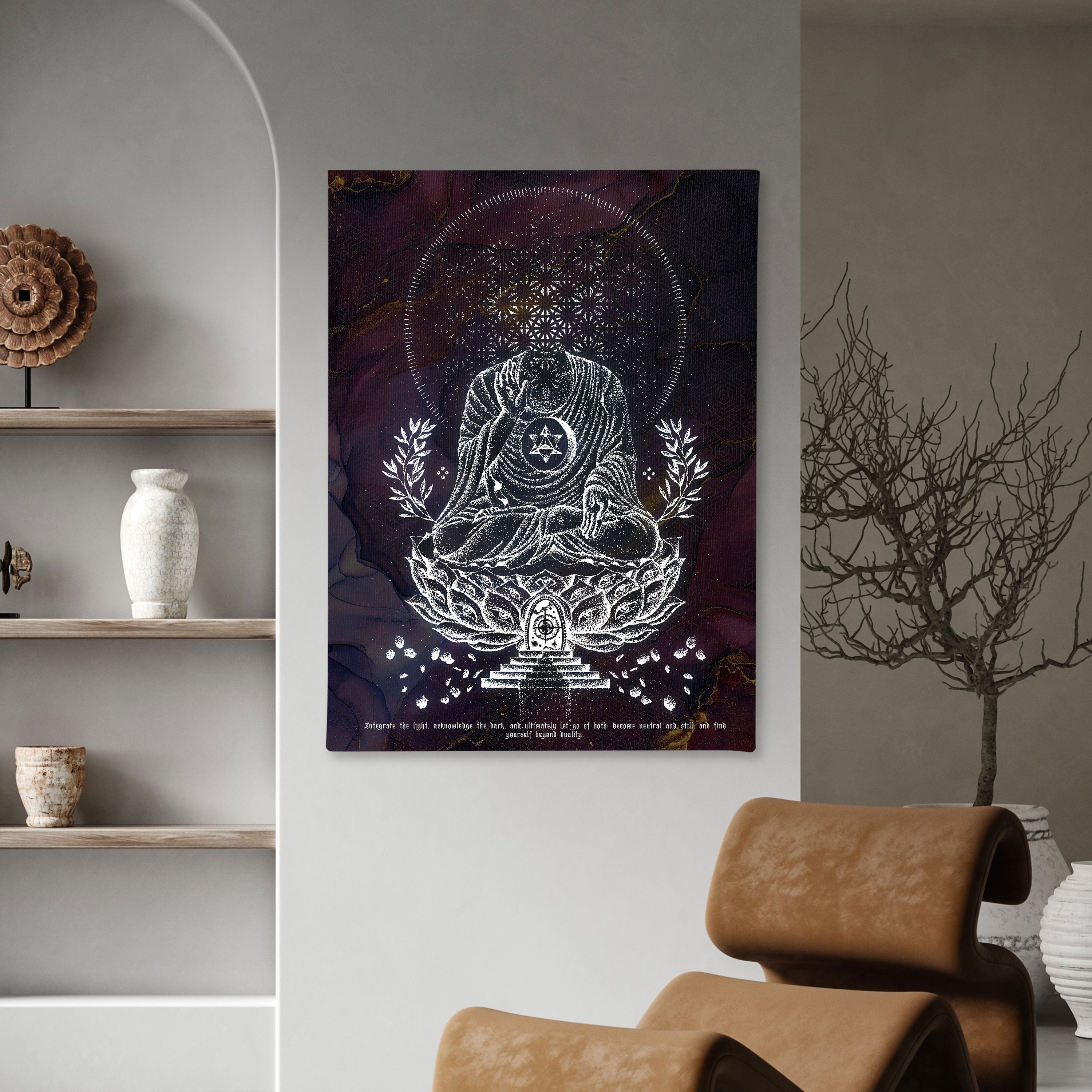 LOTUS THRONE V3 • GLENN THOMPSON x RAGE NATION • Limited Edition Canvas Canvas