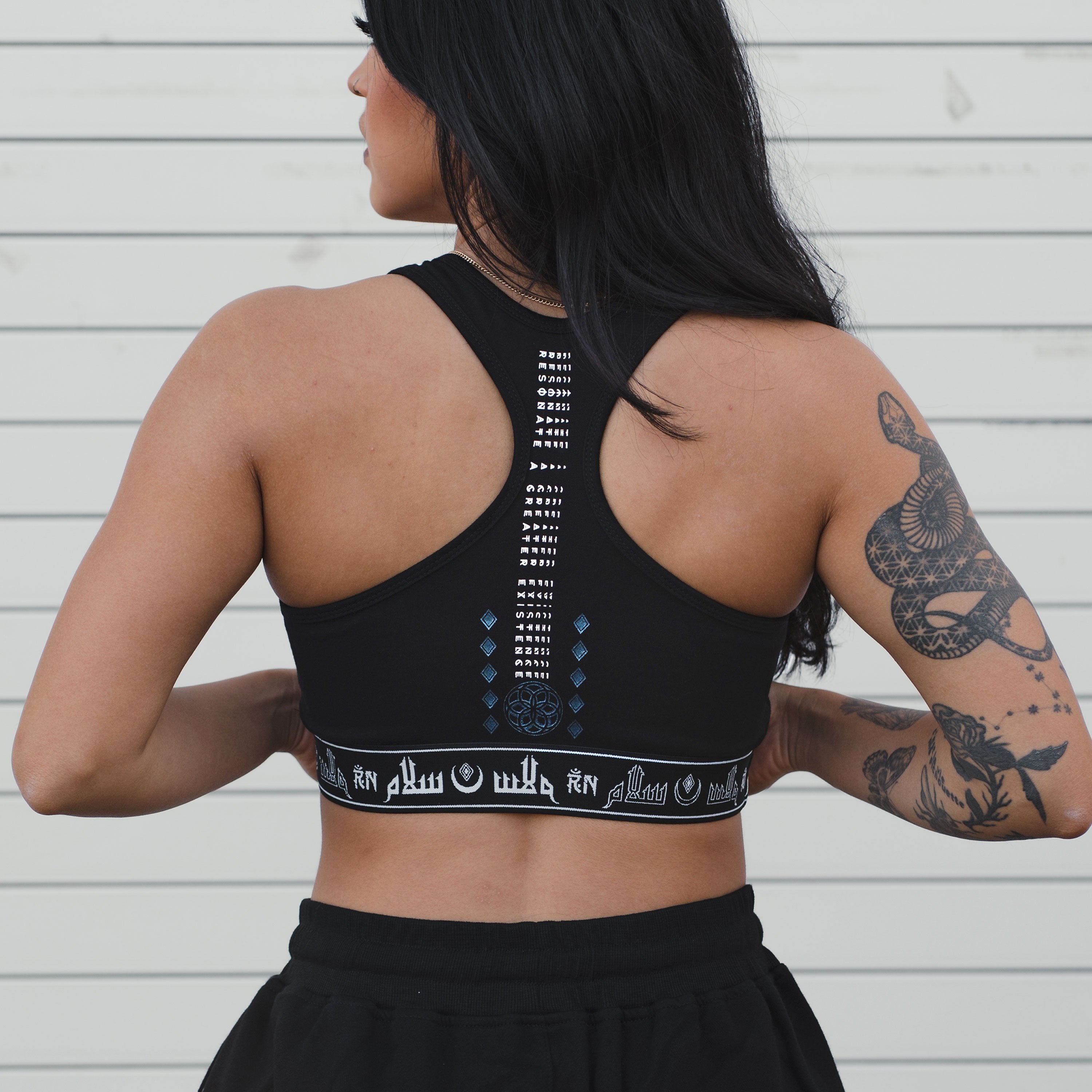 MIND OF ZEN V1 • IRIDESCENT • Luxe Sports Bra Sports Bra