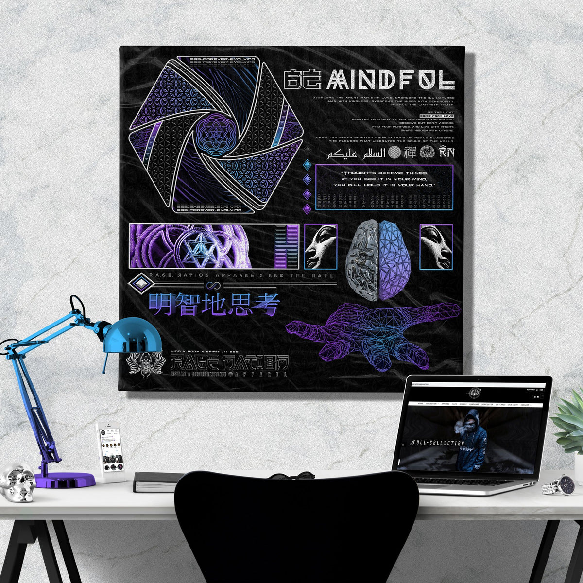 MIND OF ZEN Limited Edition Canvas Wrap
