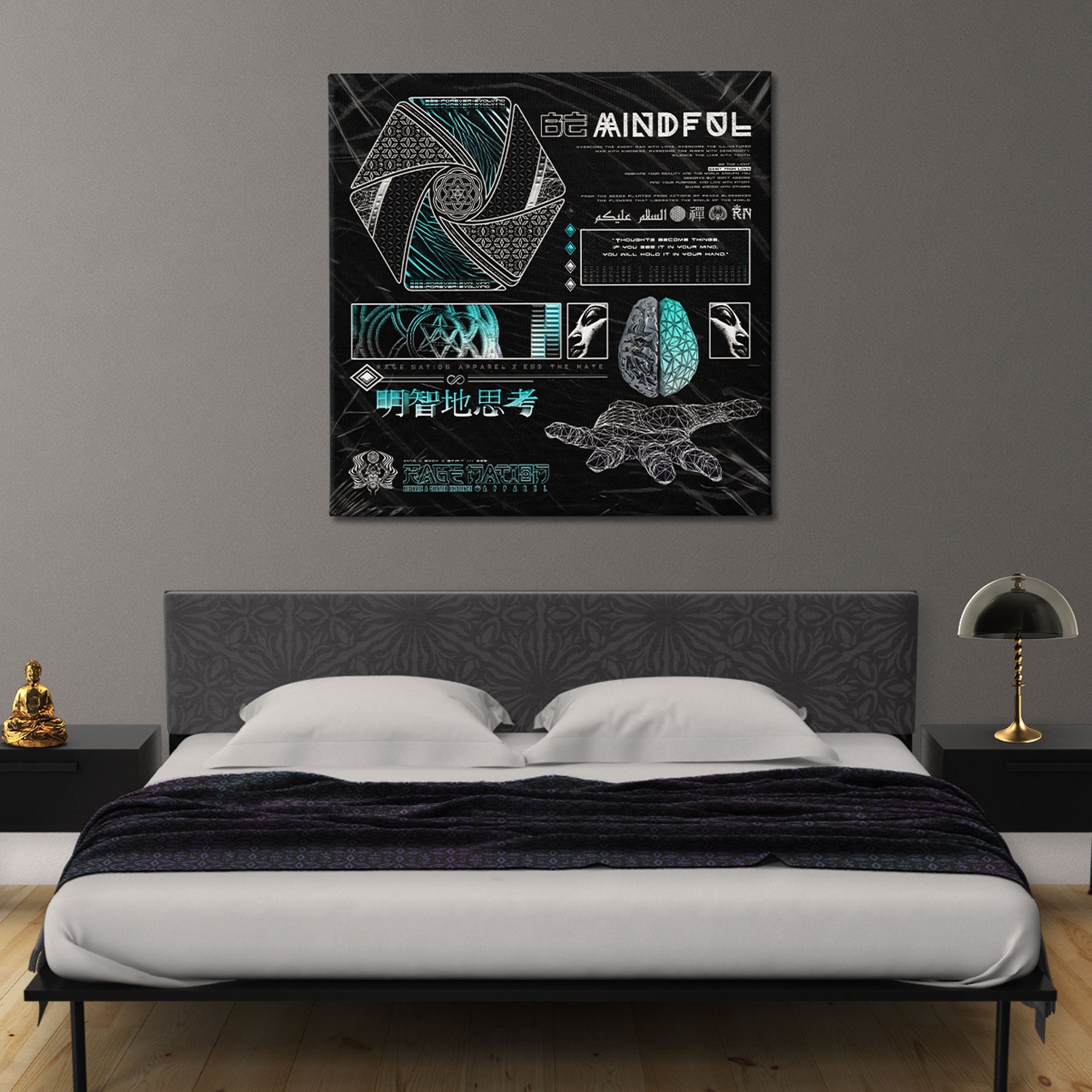 MIND OF ZEN V2 • Limited Edition Canvas Wrap Canvas 