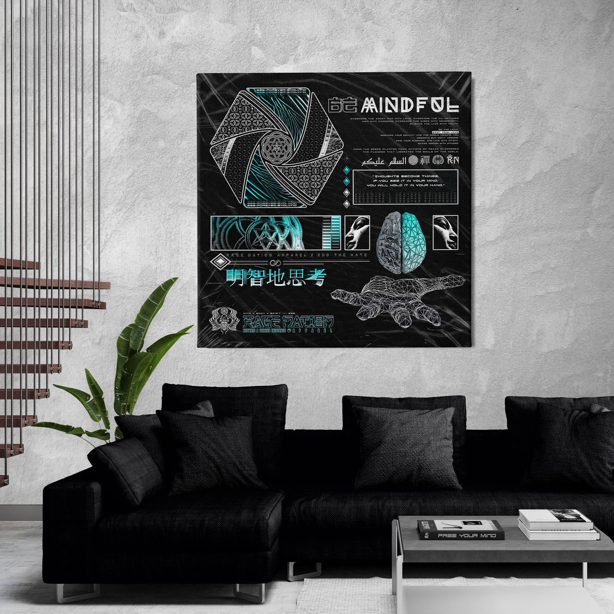 MIND OF ZEN V2 • Limited Edition Canvas Wrap Canvas