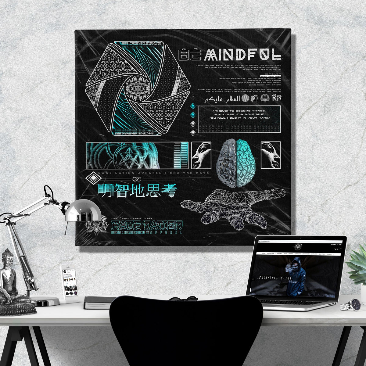MIND OF ZEN V2 • Limited Edition Canvas Wrap Canvas