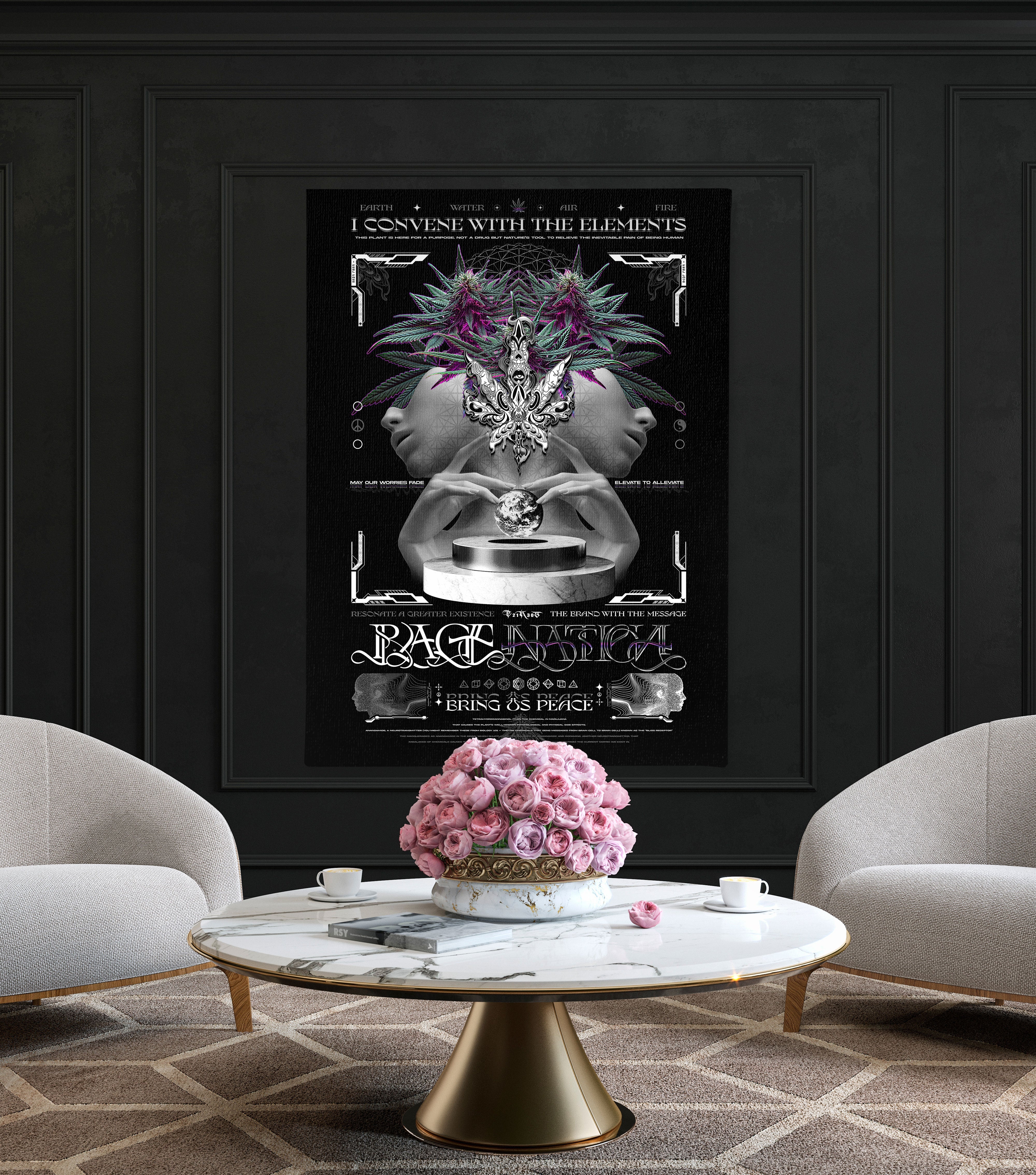 Convene With the Elements • Vertical Canvas Canvas