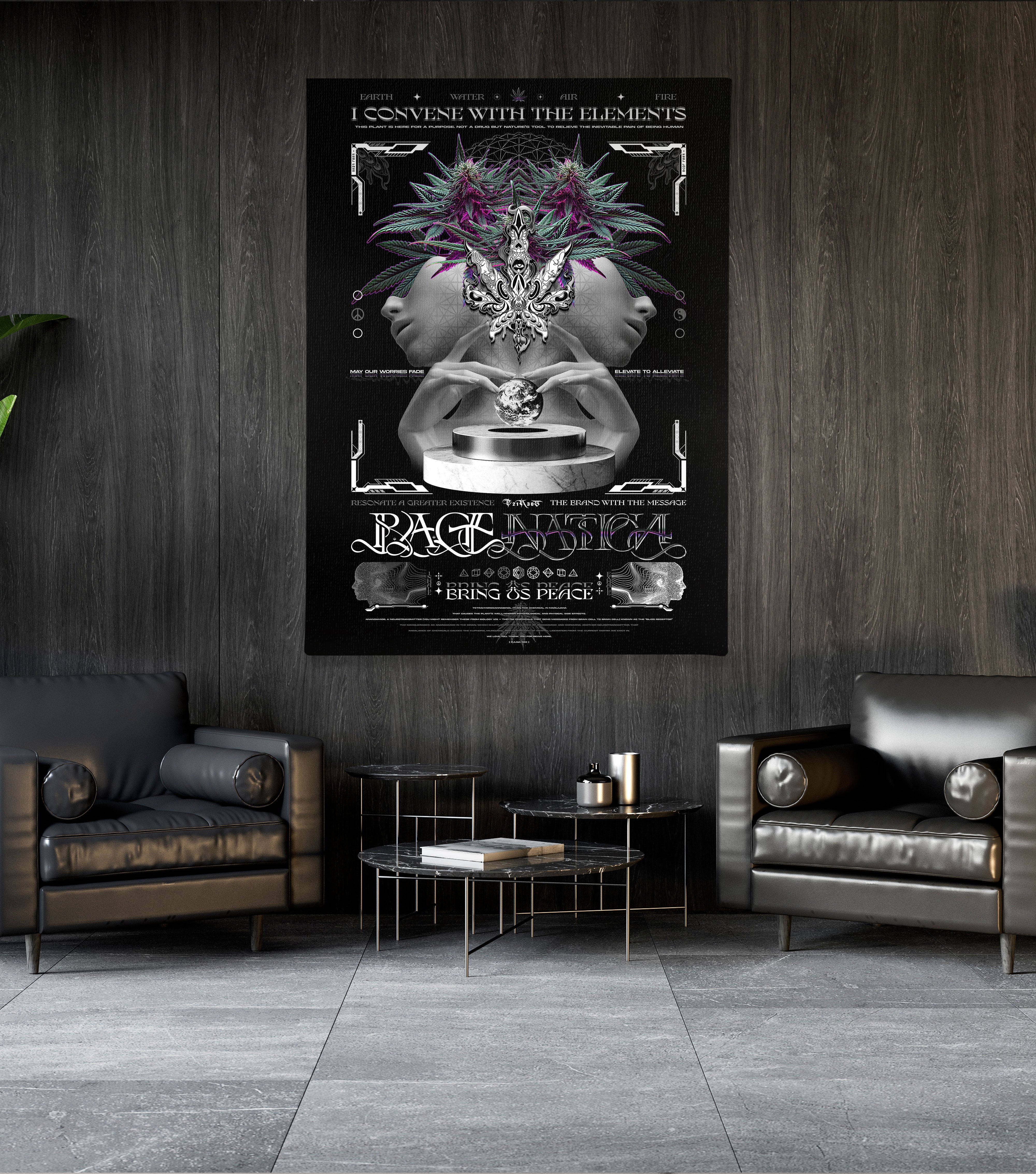 Convene With the Elements • Vertical Canvas Canvas