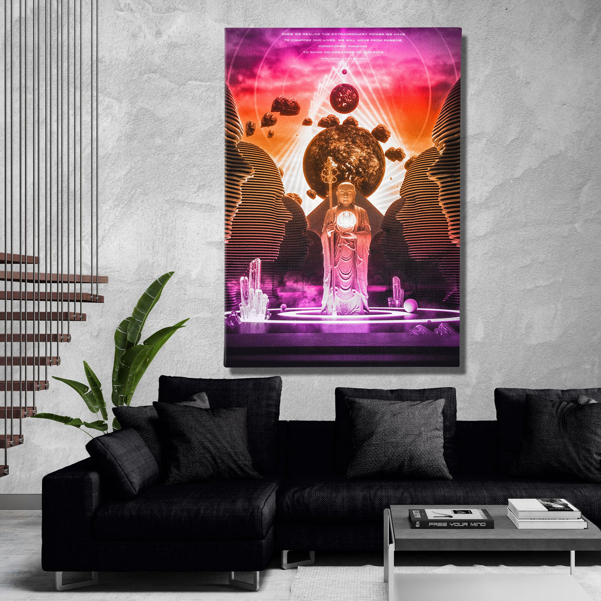 MONOMYTH • STOIC DIGITAL • Limited Edition Canvas Wrap Canvas