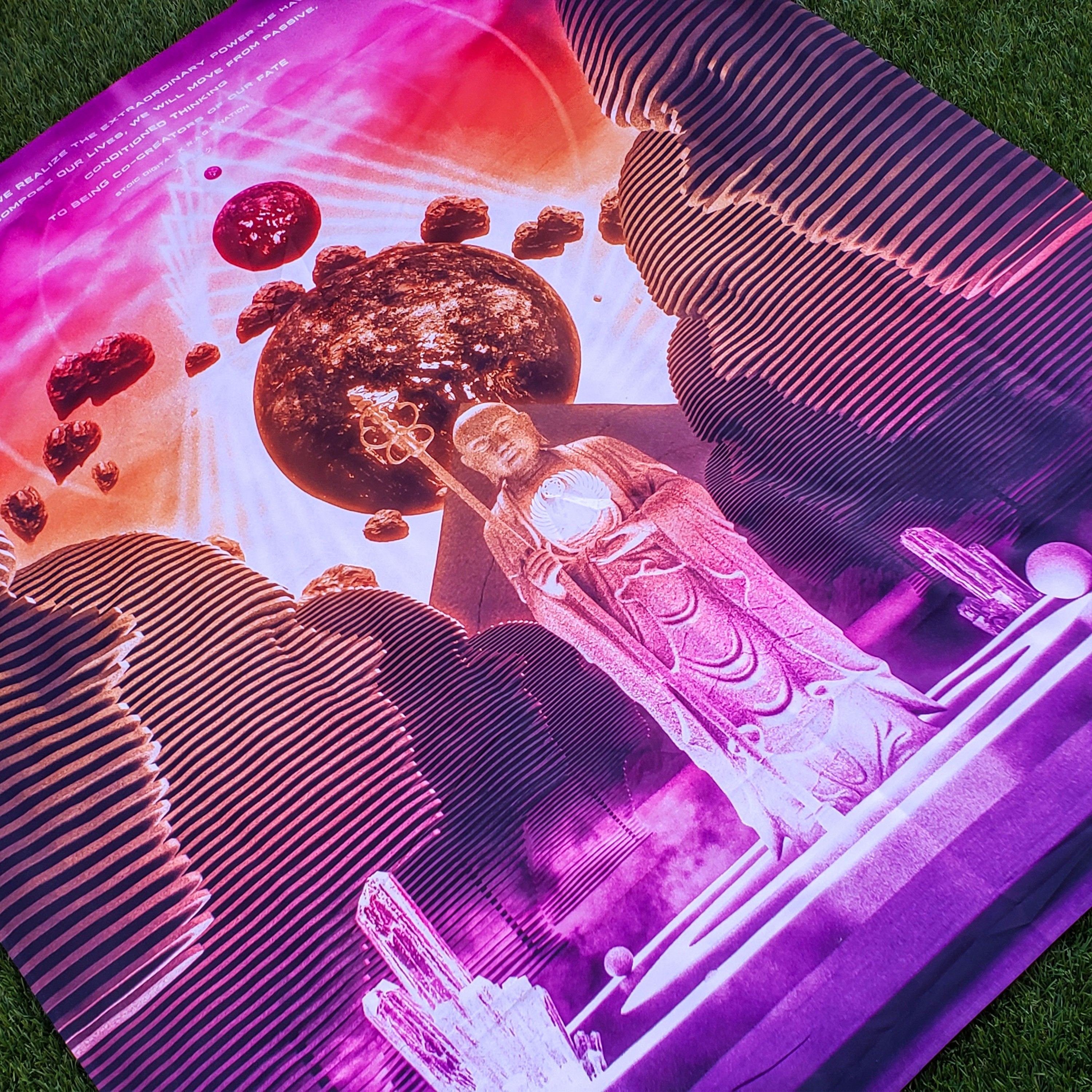 MONOMYTH • STOIC DIGITAL • Wall Tapestry Tapestry