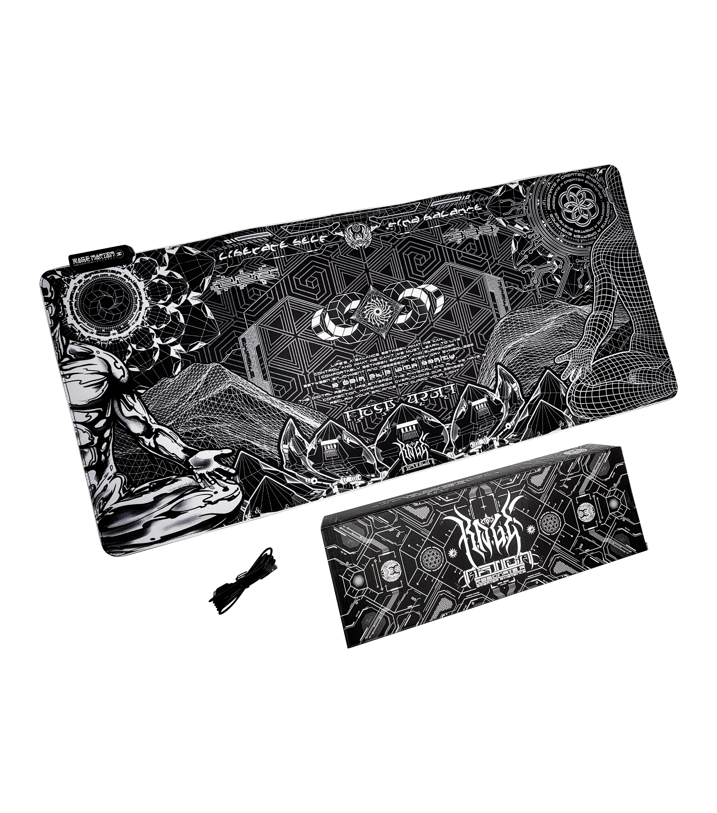 FIND BALANCE • XXL RGB GAMING MOUSEPAD Mouse Pad