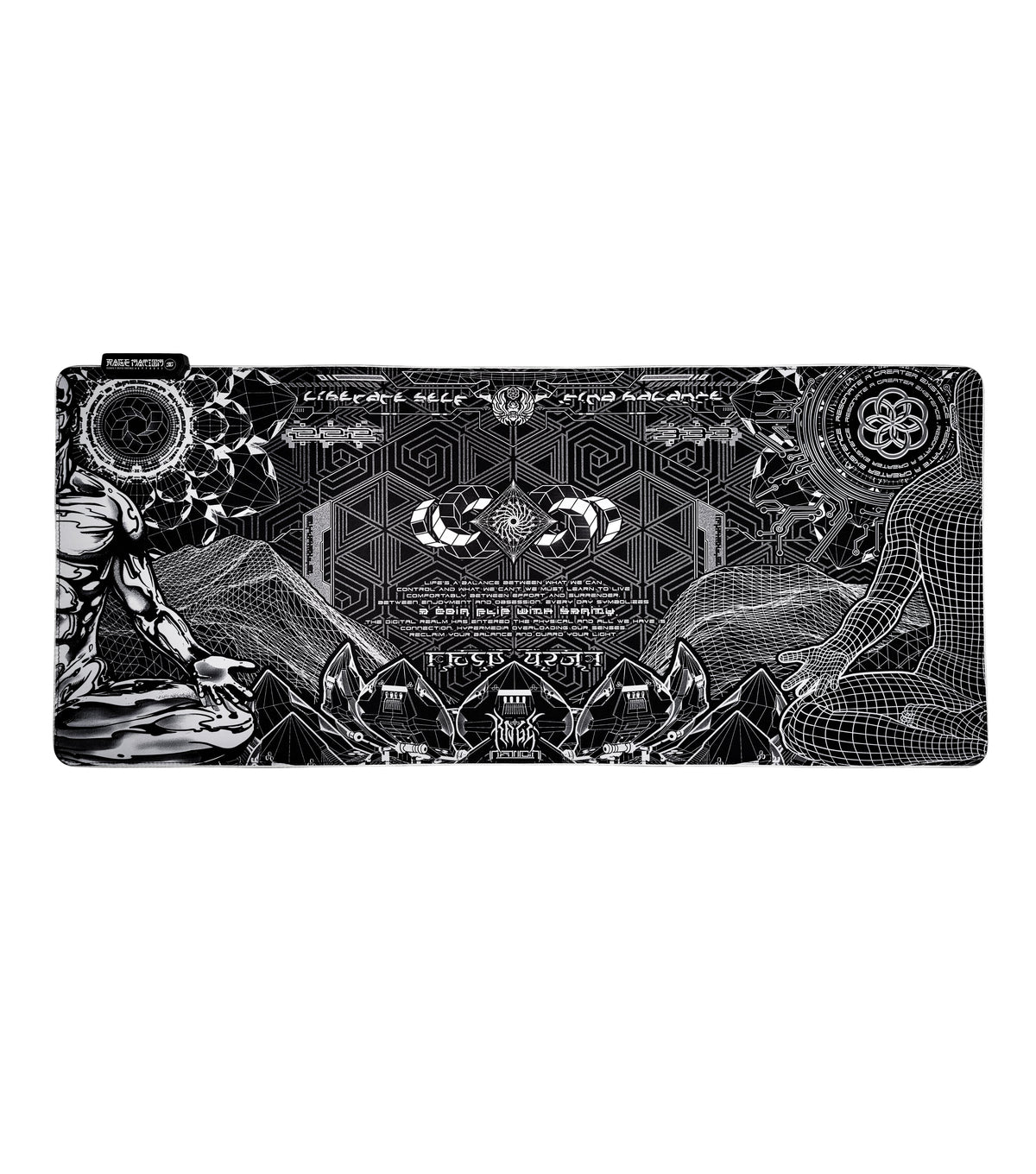 FIND BALANCE • XXL RGB GAMING MOUSEPAD Mouse Pad