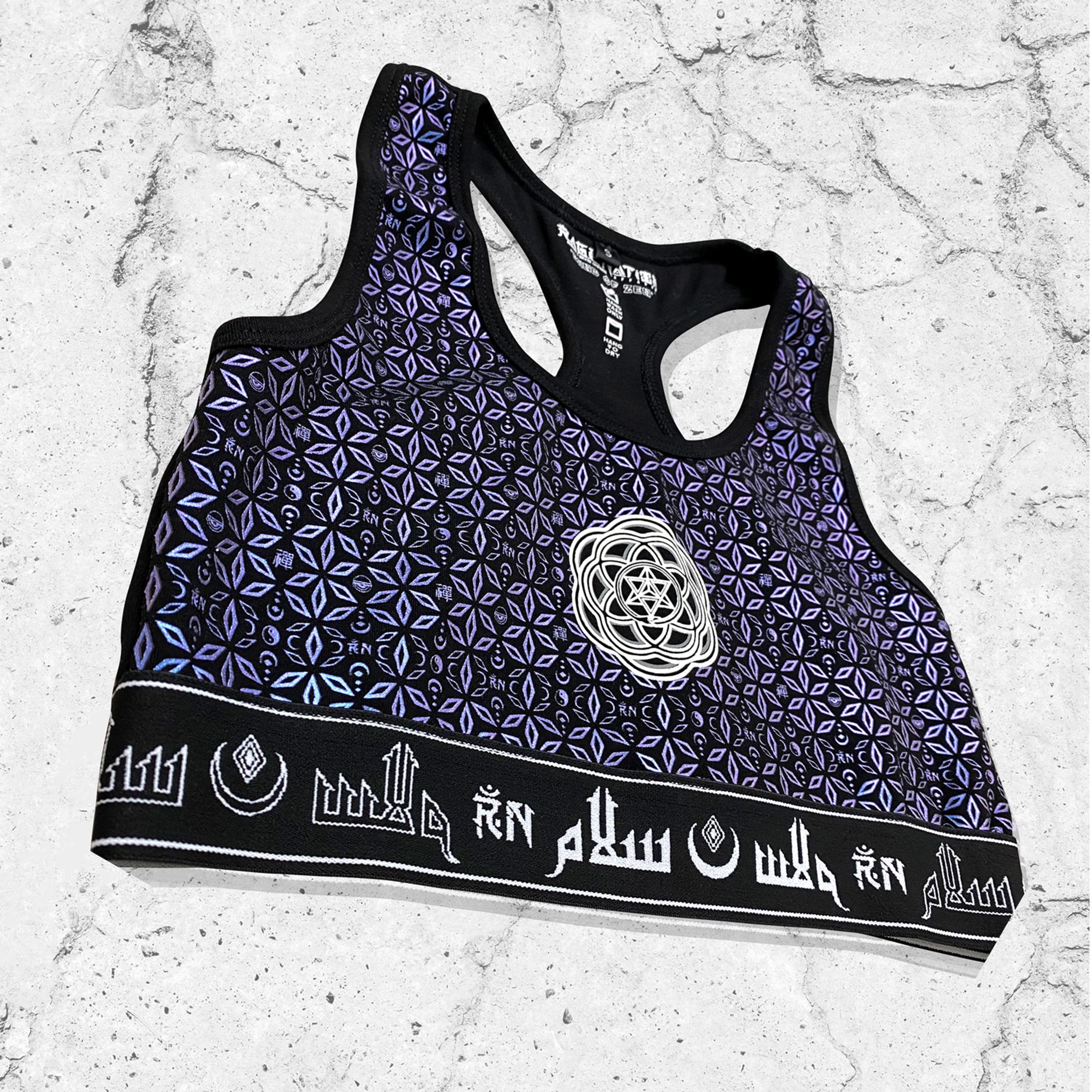 MIND OF ZEN V1 • IRIDESCENT • Luxe Sports Bra Sports Bra