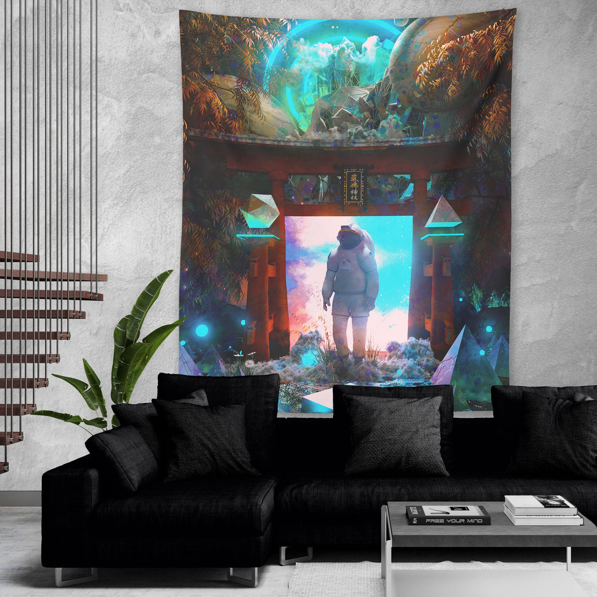 NEW SYNTHESIS • STOIC DIGITAL • Wall Tapestry Tapestry