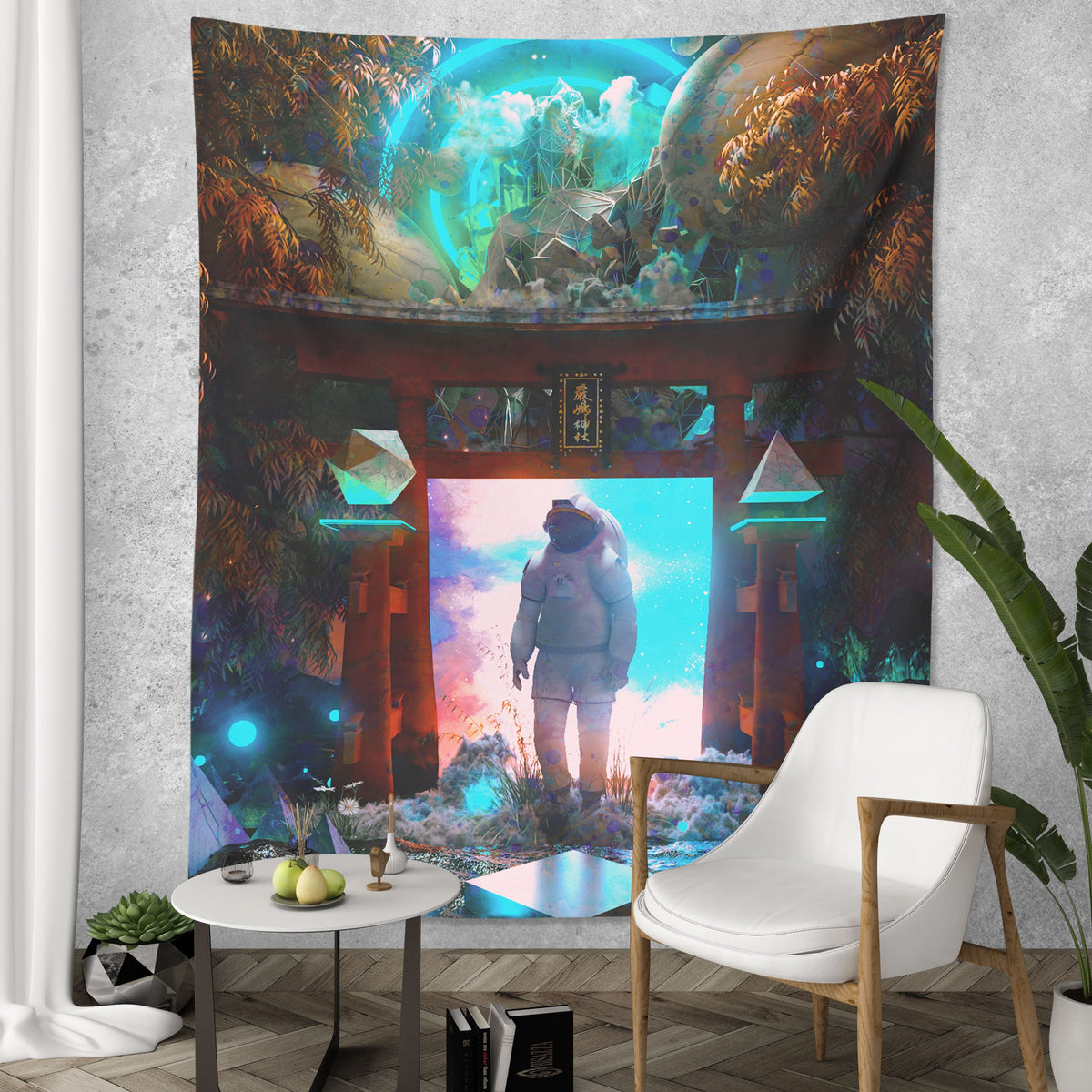 NEW SYNTHESIS • STOIC DIGITAL • Wall Tapestry Tapestry