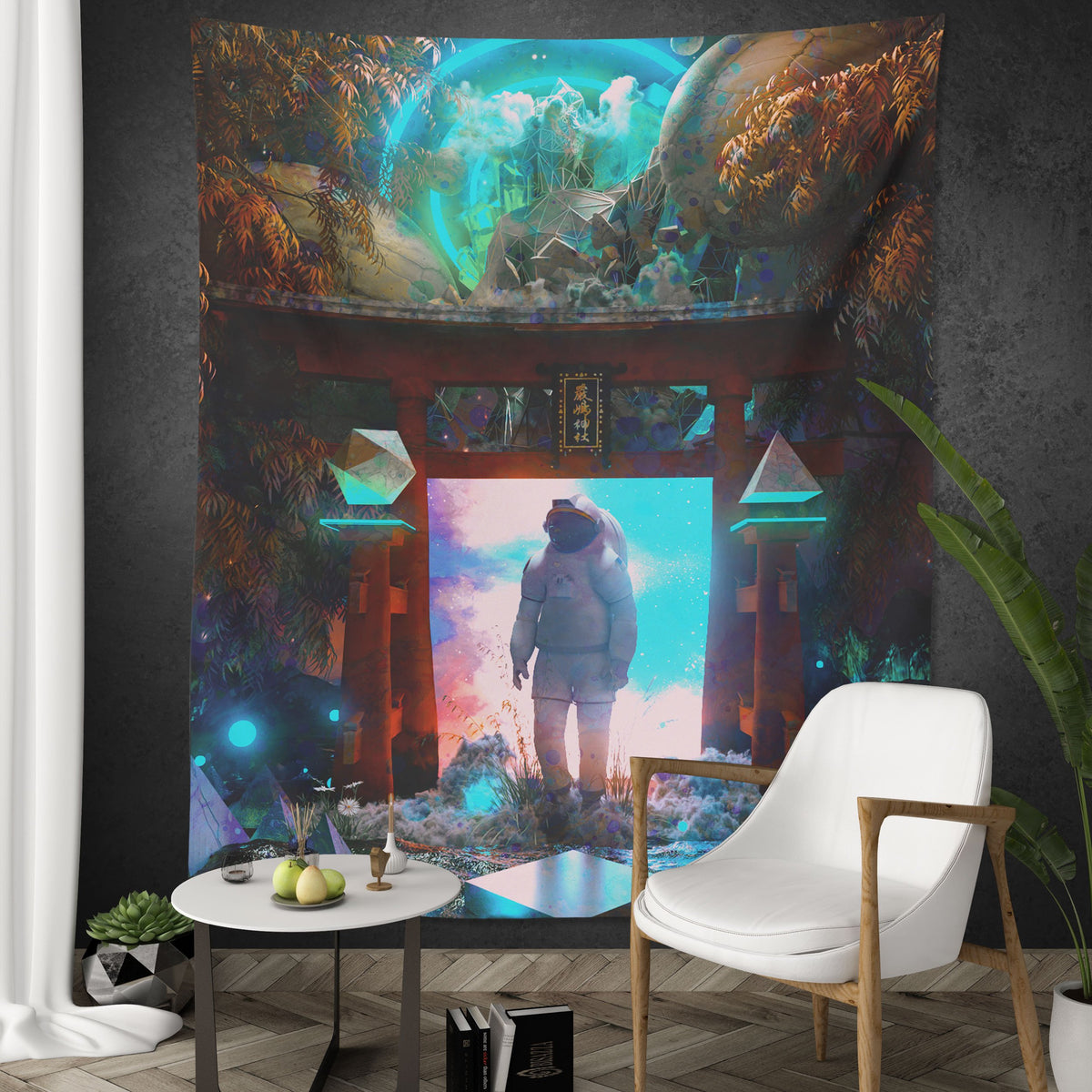 NEW SYNTHESIS • STOIC DIGITAL • Wall Tapestry Tapestry