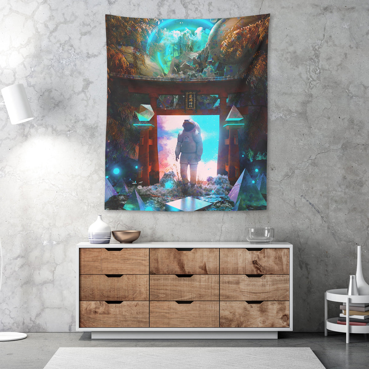 NEW SYNTHESIS • STOIC DIGITAL • Wall Tapestry Tapestry