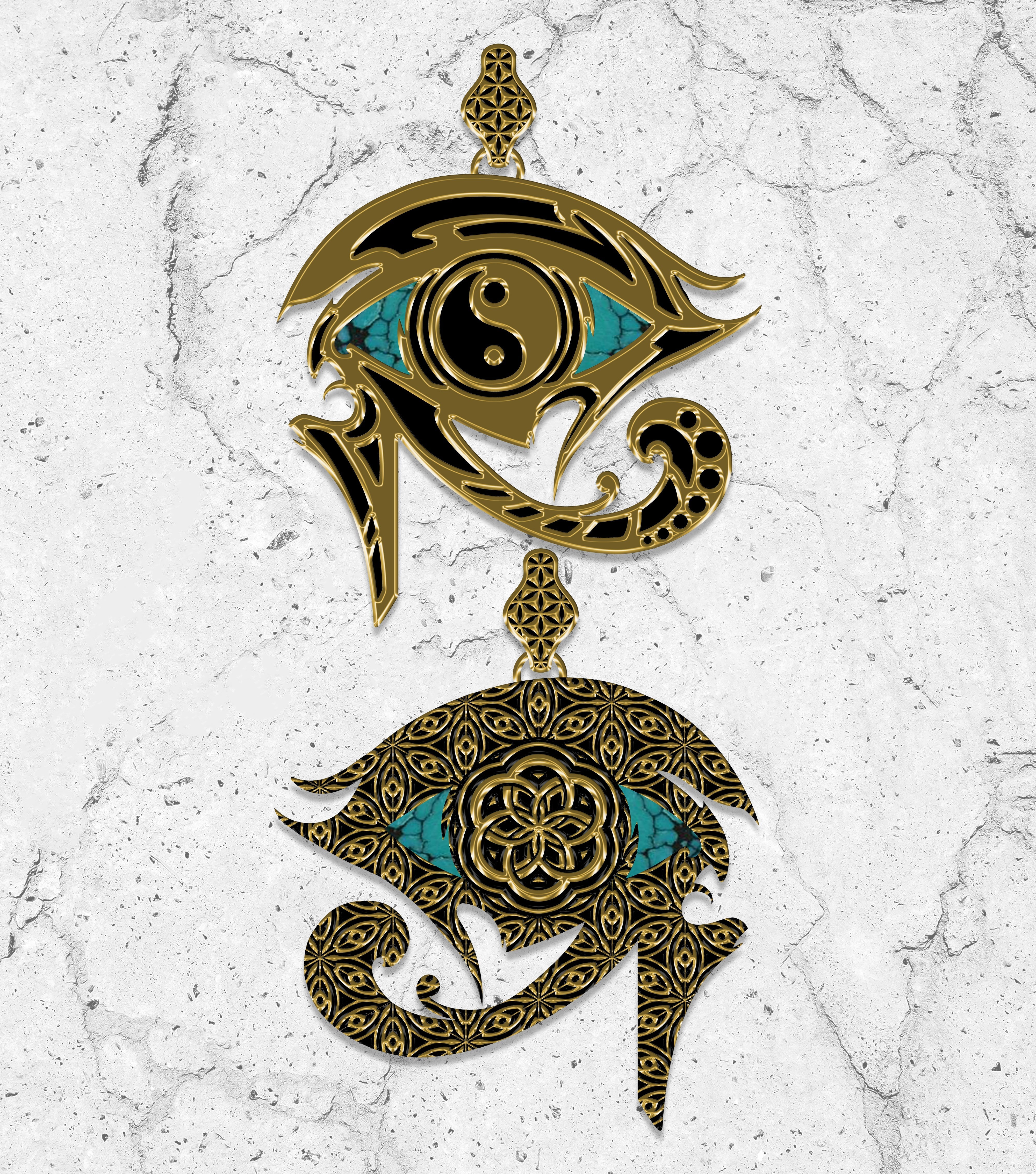 Gold Turquoise • Pendant • COMING SOON 