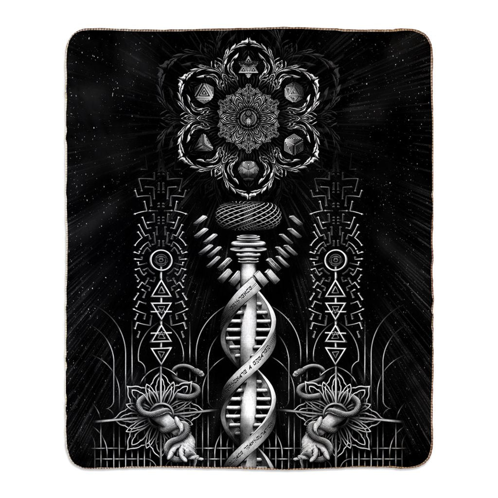 TRANSMUTATION • YANTRART • Sherpa Blanket Blanket 50x60 inch