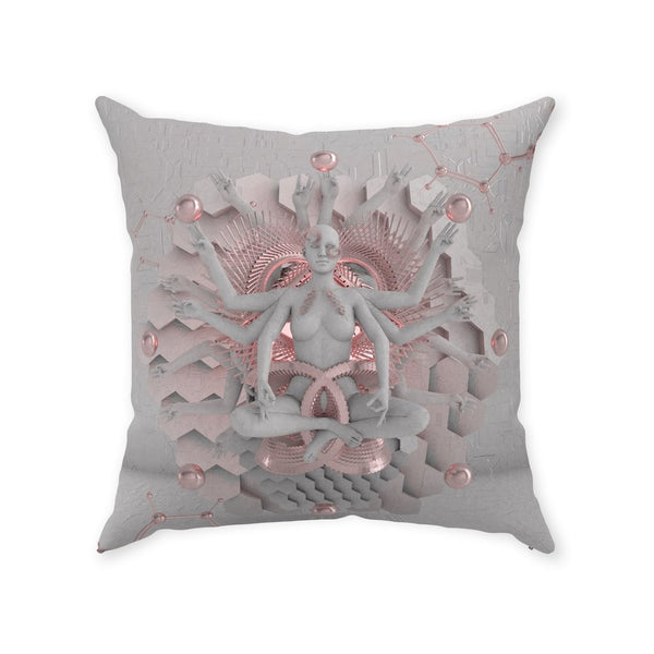 GOT'EM • GLASS CRANE • Double-Sided • Suede Throw Pillow Pillow With Stuffing 20x20 inch