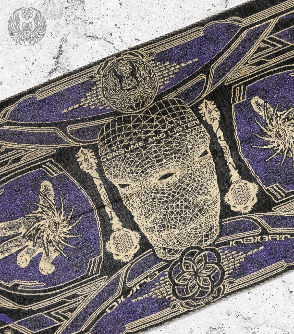 GOLDEN TEACHERS V2 • 𓍊𓋼𓍊 • ROYAL PURP • Festival Shawl/Scarf Shawl