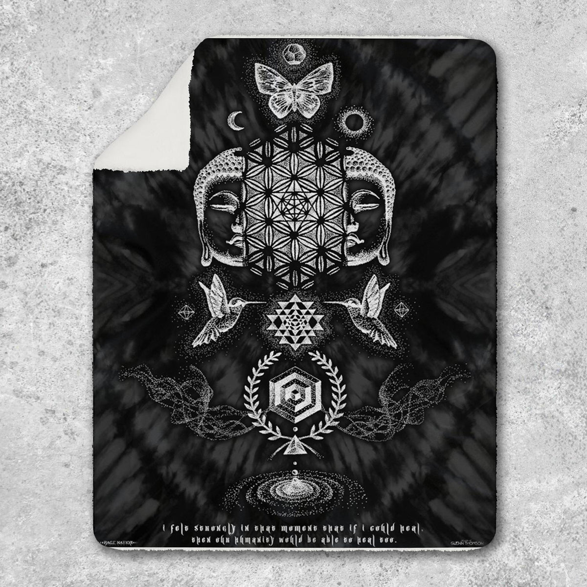RESACRALIZATION • Glenn Thomson Sherpa Blanket Blanket
