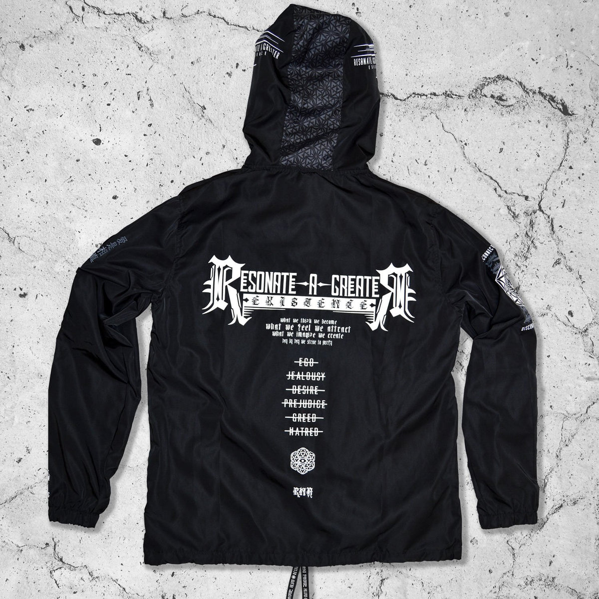MANTRA V1 • All-Season Hooded Pullover Windbreaker Apparel