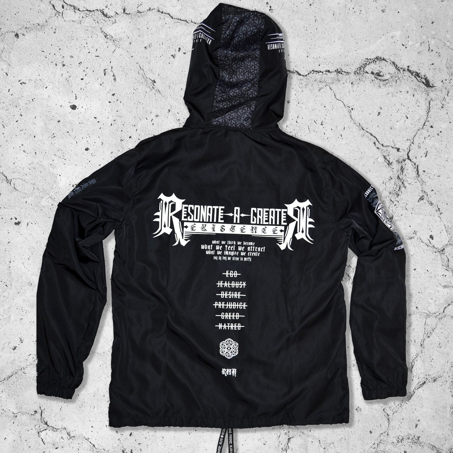 MANTRA V1 • All-Season Hooded Pullover Windbreaker Apparel