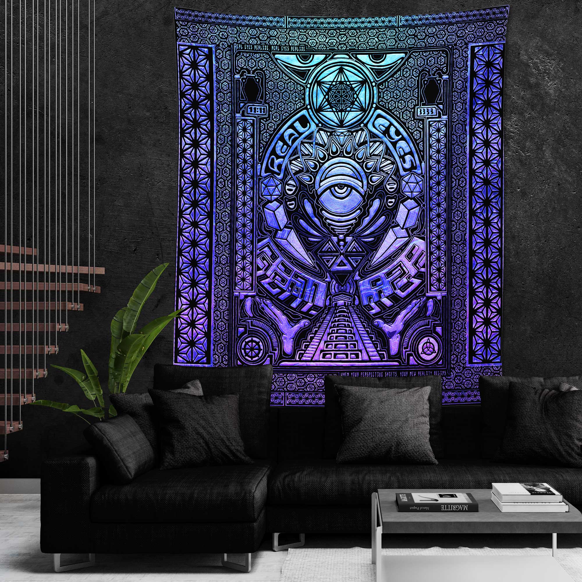 REAL EYES V2 • GROKKO • Limited Edition Wall Tapestry Tapestry