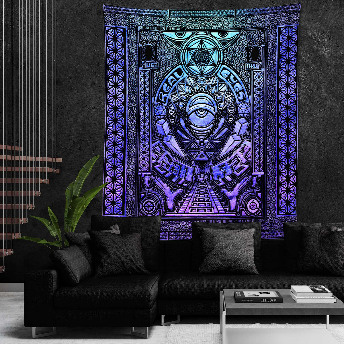 REAL EYES V2 • GROKKO • Limited Edition Wall Tapestry Tapestry